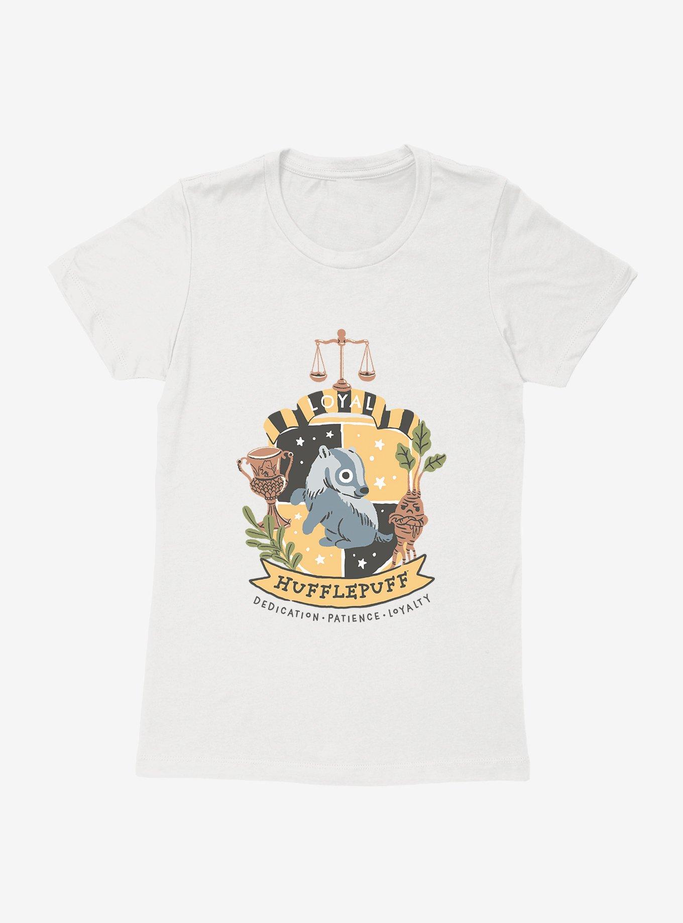 Harry Potter Hufflepuff Loyal Womens T-Shirt?, WHITE, hi-res