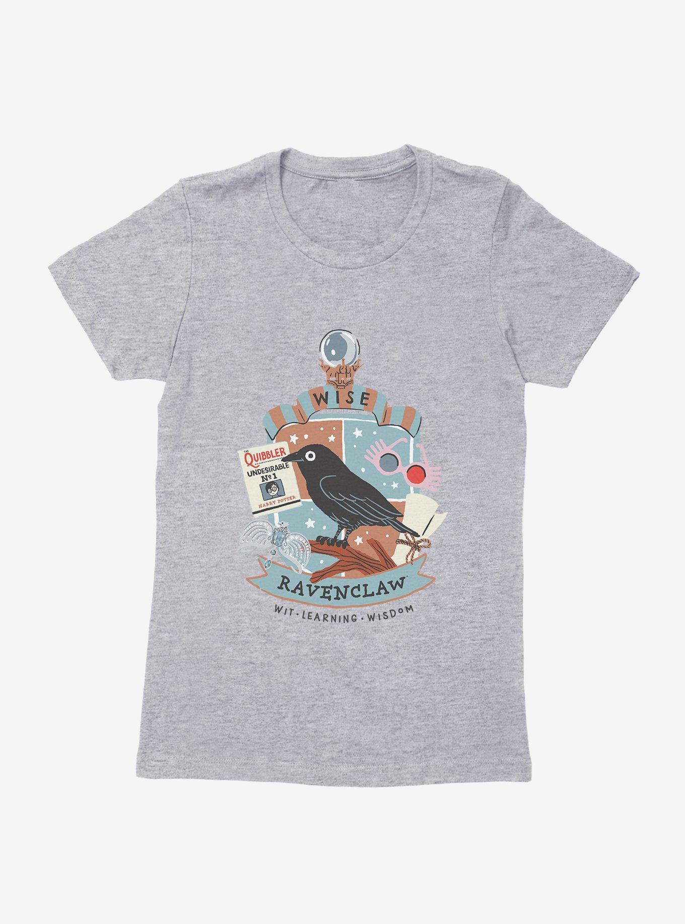 Harry Potter Ravenclaw Wise Womens T-Shirt, HEATHER GREY, hi-res