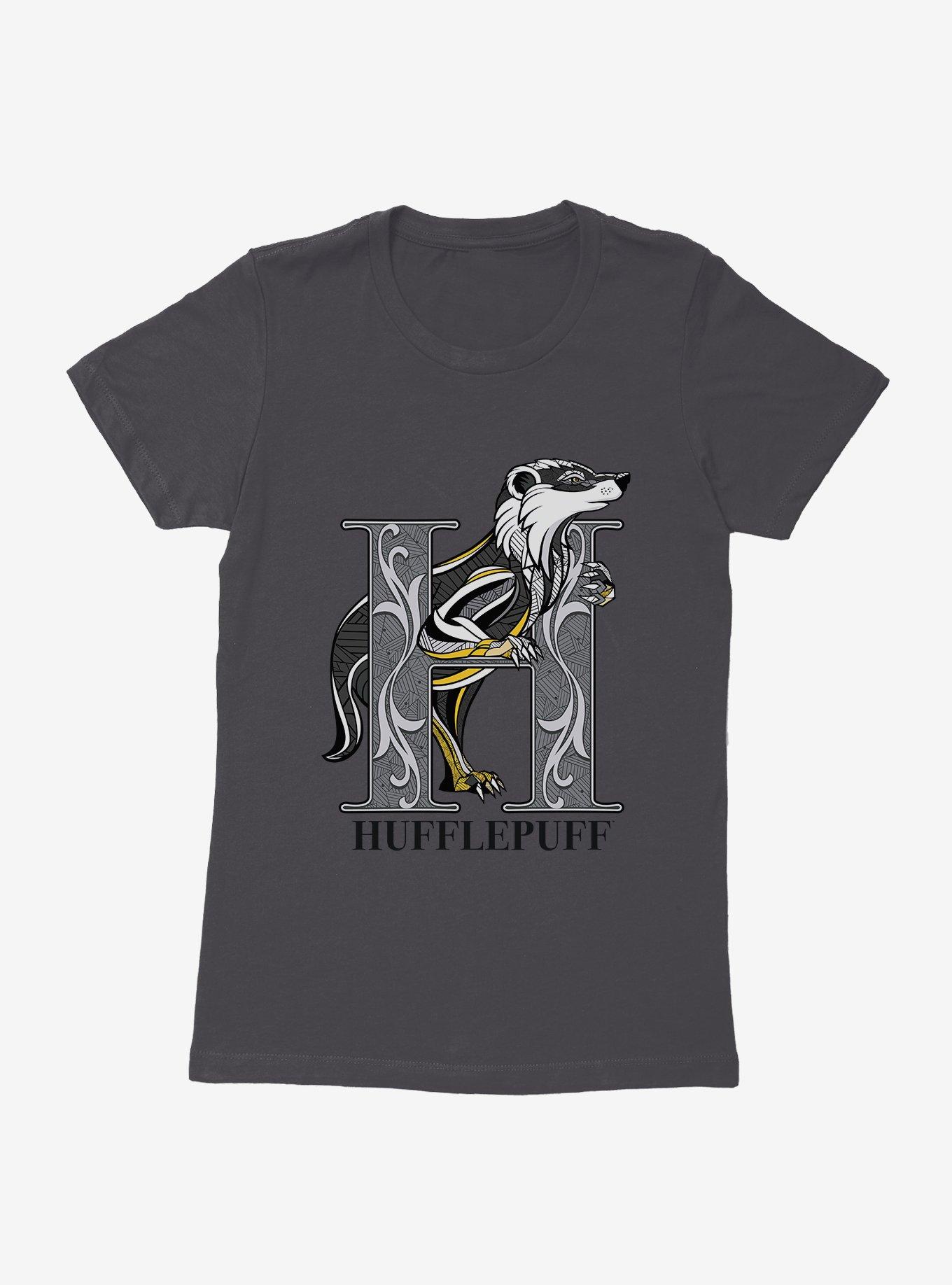 Harry Potter Hufflepuff Classic Geometric Letter Womens T-Shirt?