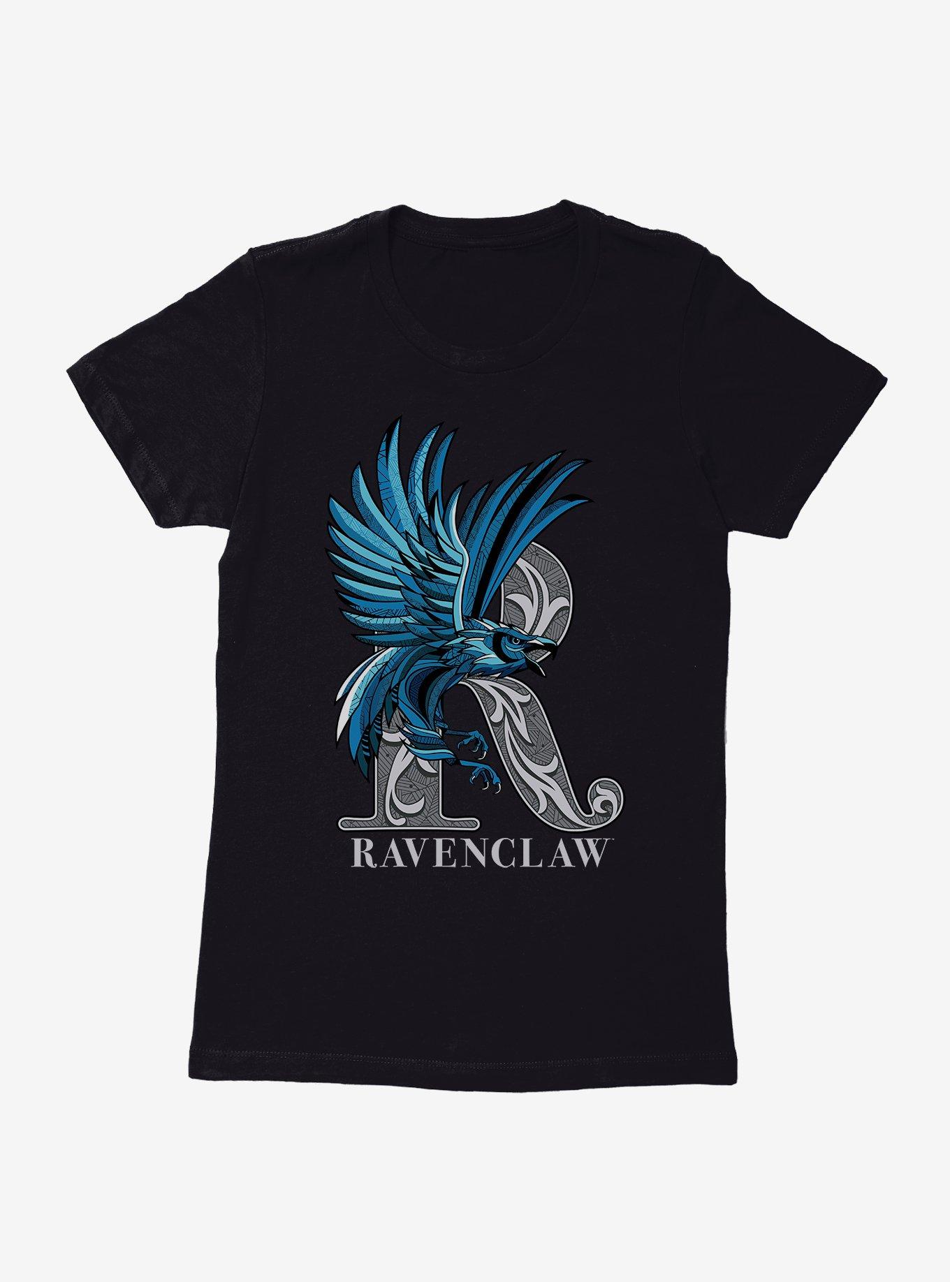 Harry Potter Ravenclaw Classic Geometric Letter Womens T-Shirt, BLACK, hi-res