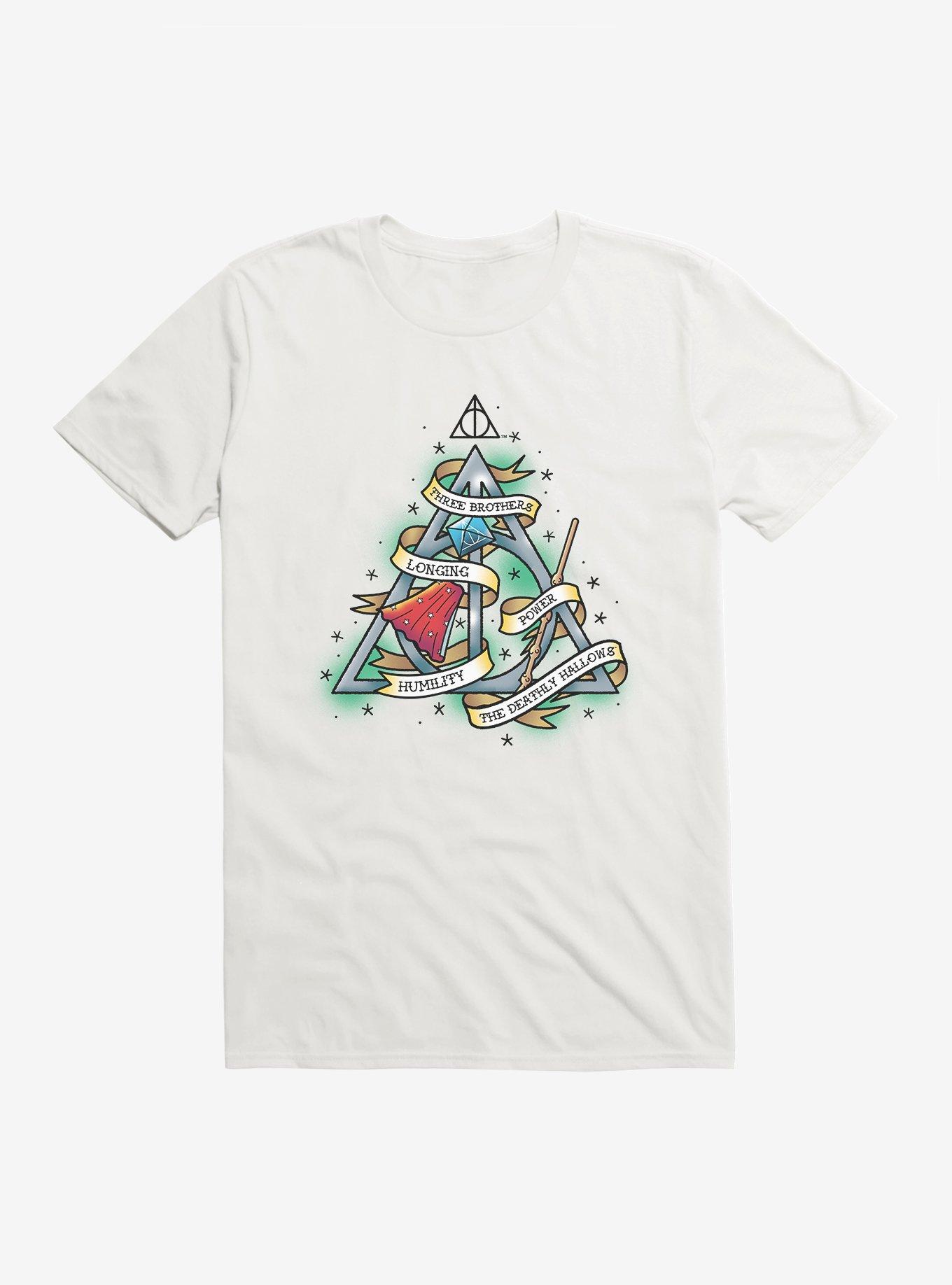 Harry Potter Deathly Hallows Tattoo Graphic T-Shirt