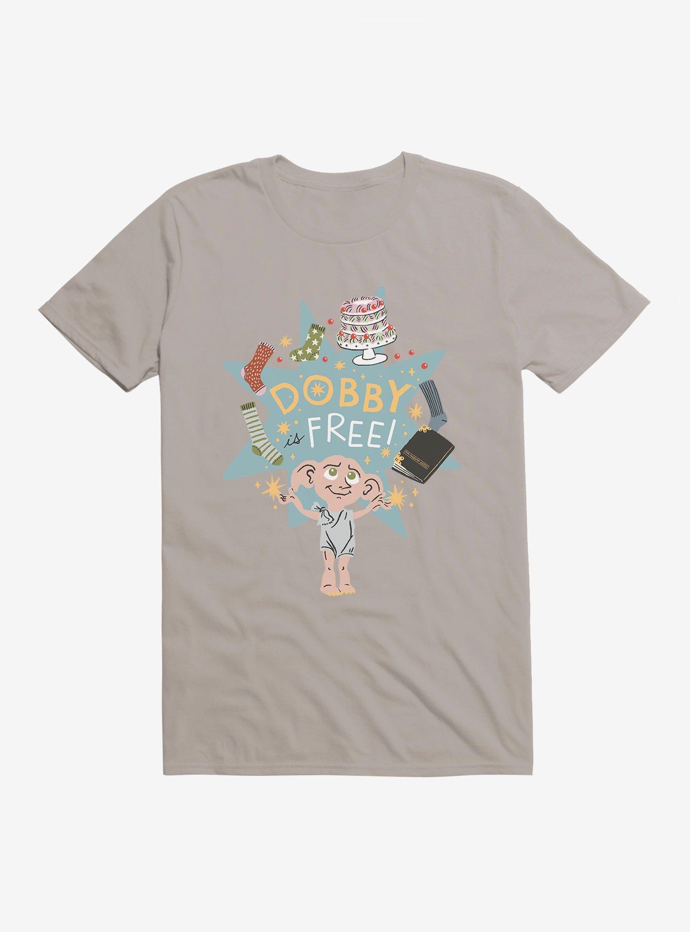 Harry Potter Dobby Is Free T-Shirt, LIGHT GREY, hi-res