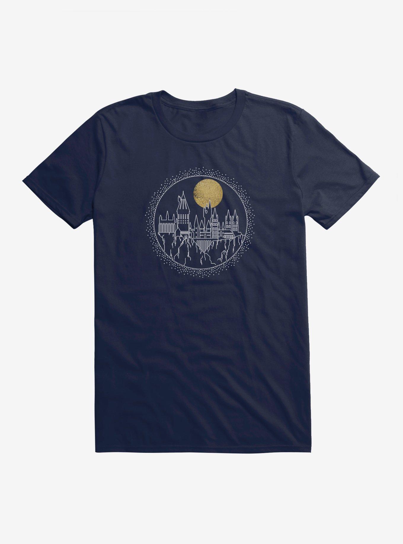 Harry Potter Hogwarts Full Moon T-Shirt