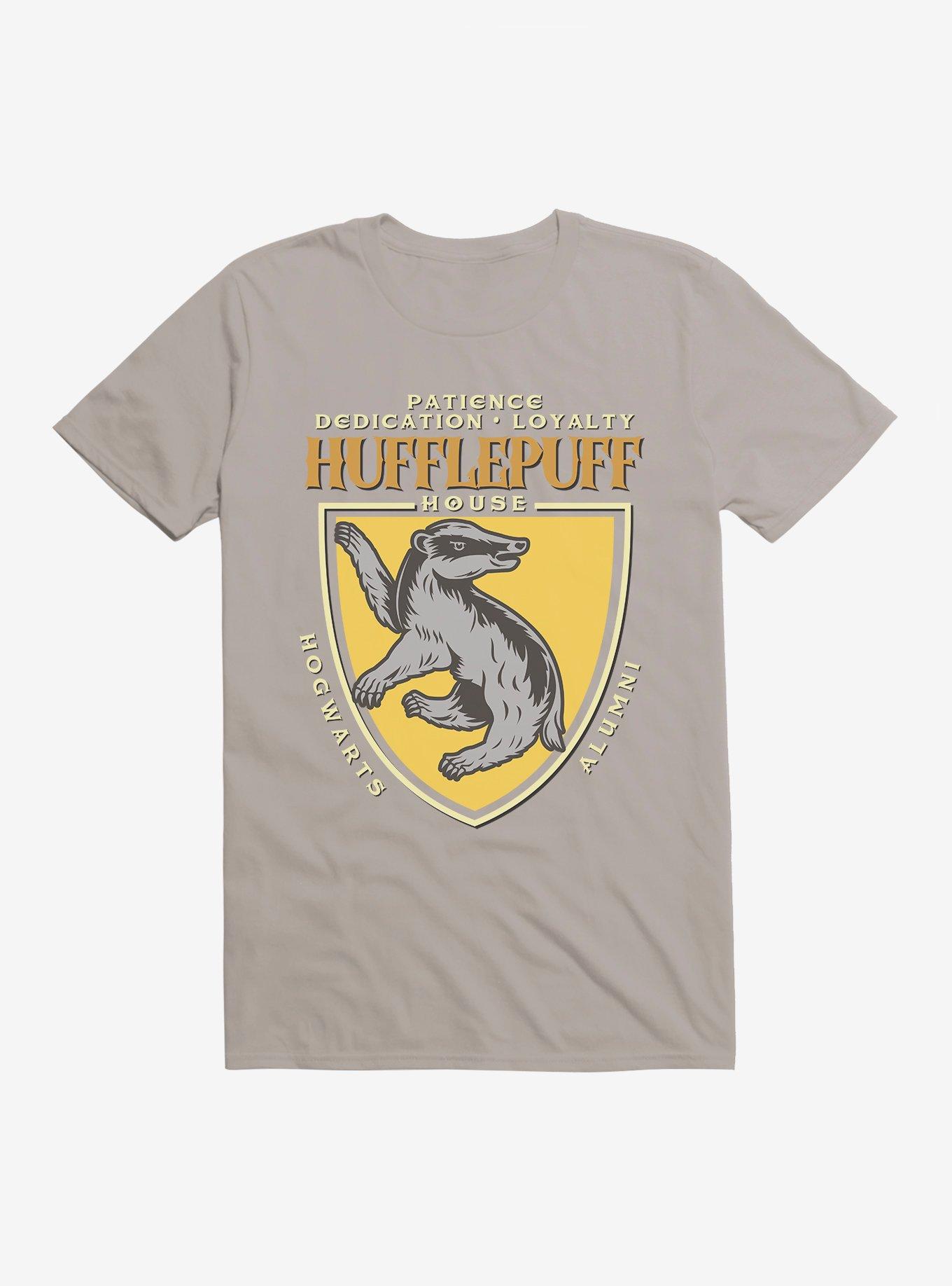 Harry Potter Hufflepuff Alumni Crest T-Shirt, LIGHT GREY, hi-res