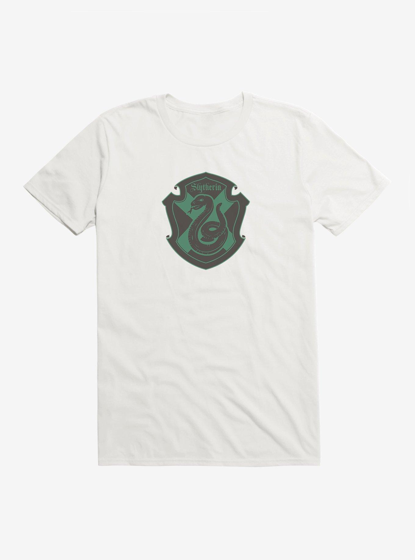 Harry Potter Slytherin Shield X T-Shirt, WHITE, hi-res