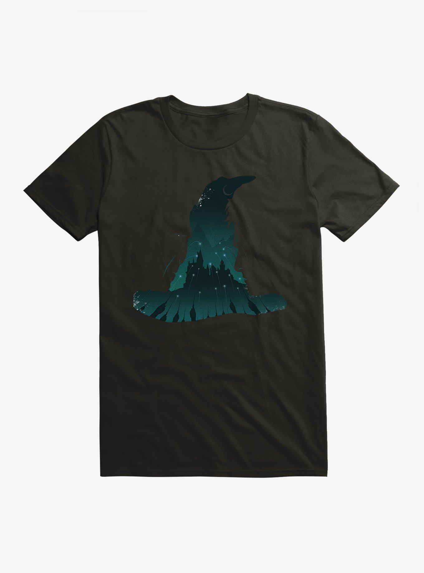 Harry Potter Hogwarts Castles Outline T-Shirt