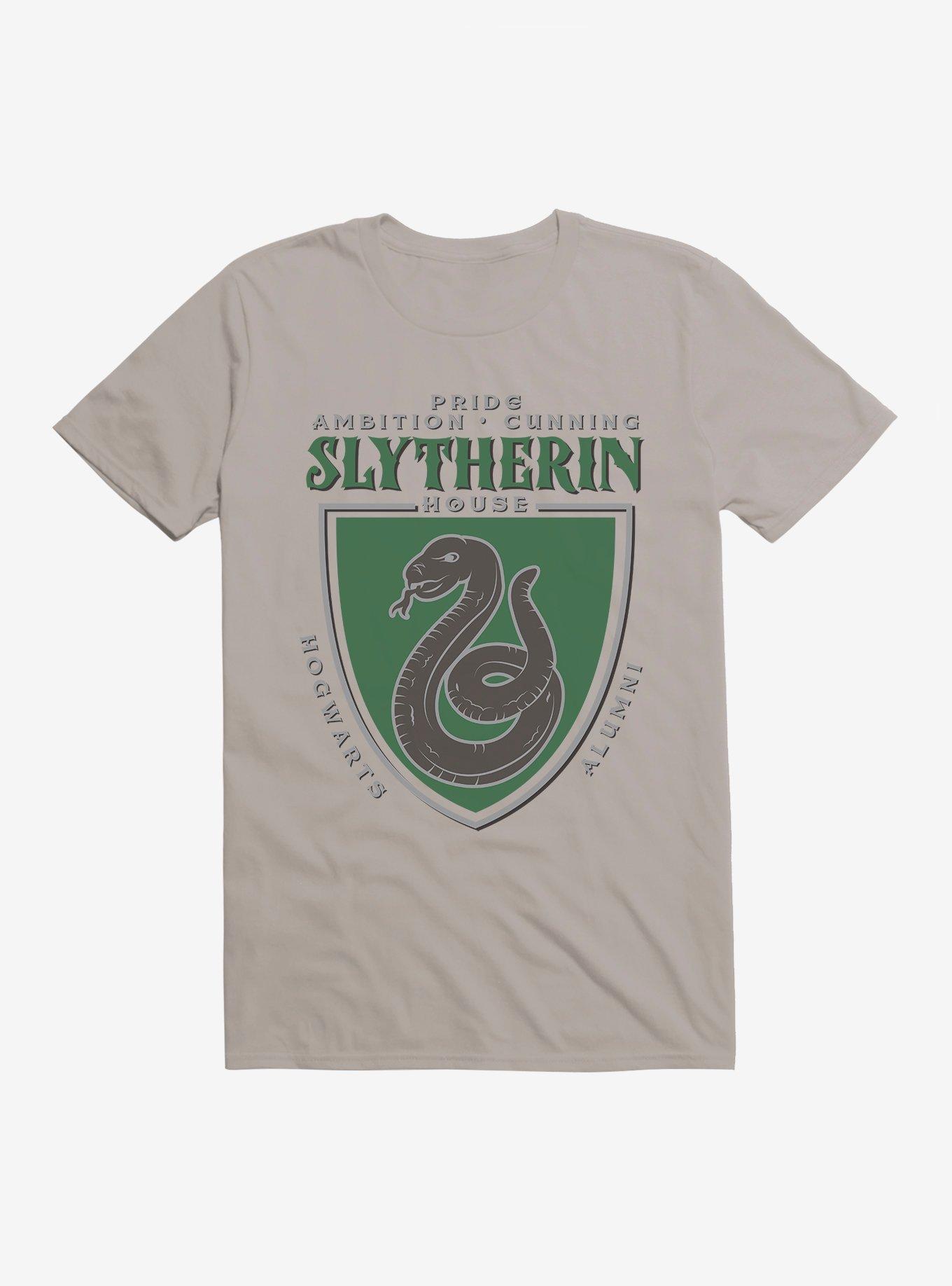 Harry Potter Slytherin Alumni Crest T-Shirt, LIGHT GREY, hi-res