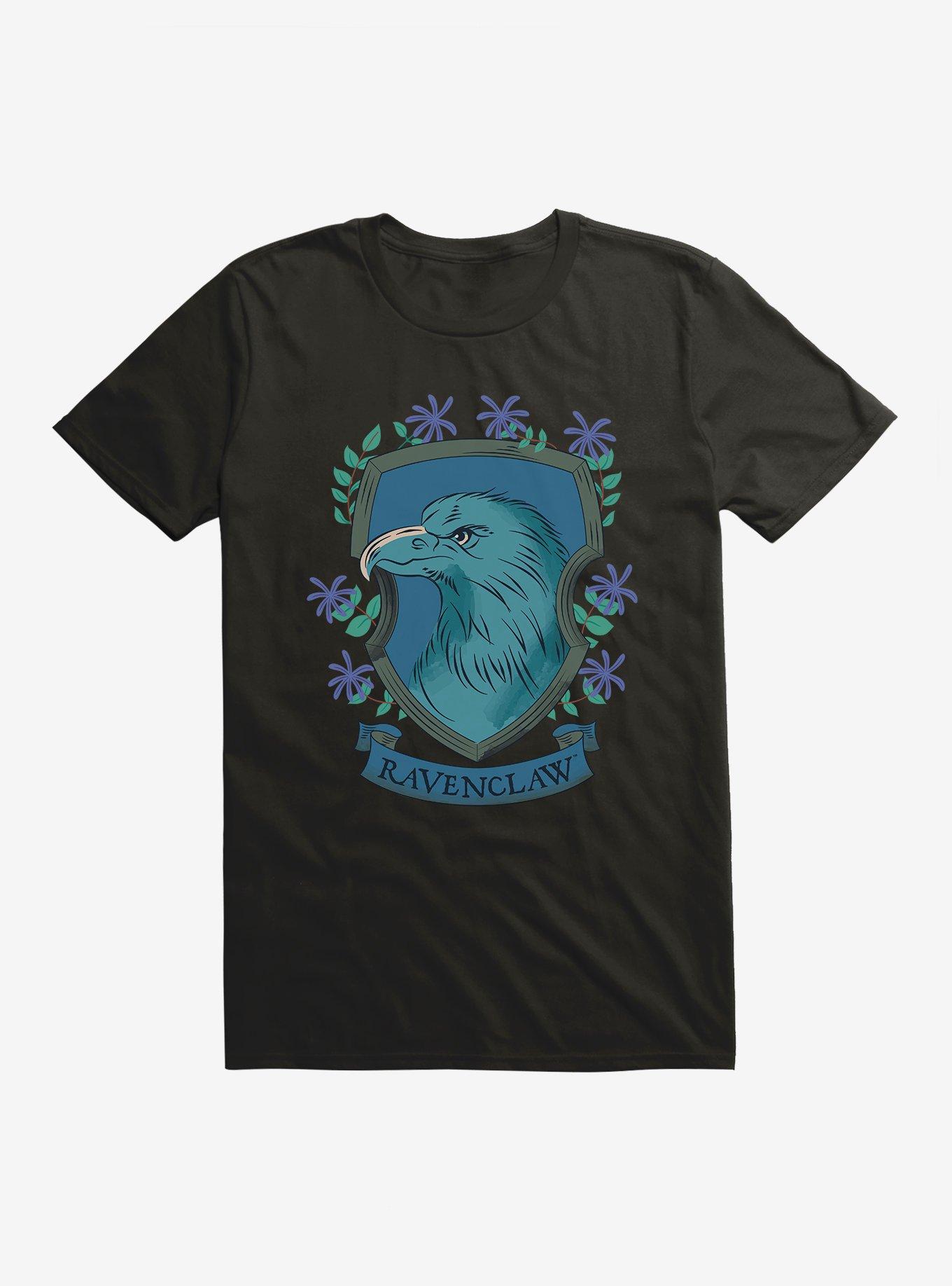 Harry Potter Ravenclaw Crest T-Shirt - BLACK | BoxLunch