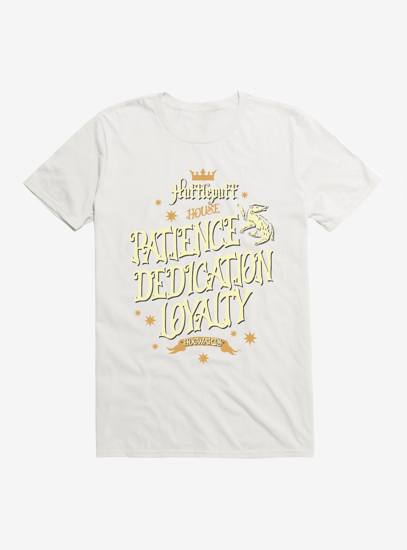 Harry Potter Hufflepuff Traits T-Shirt, WHITE, hi-res