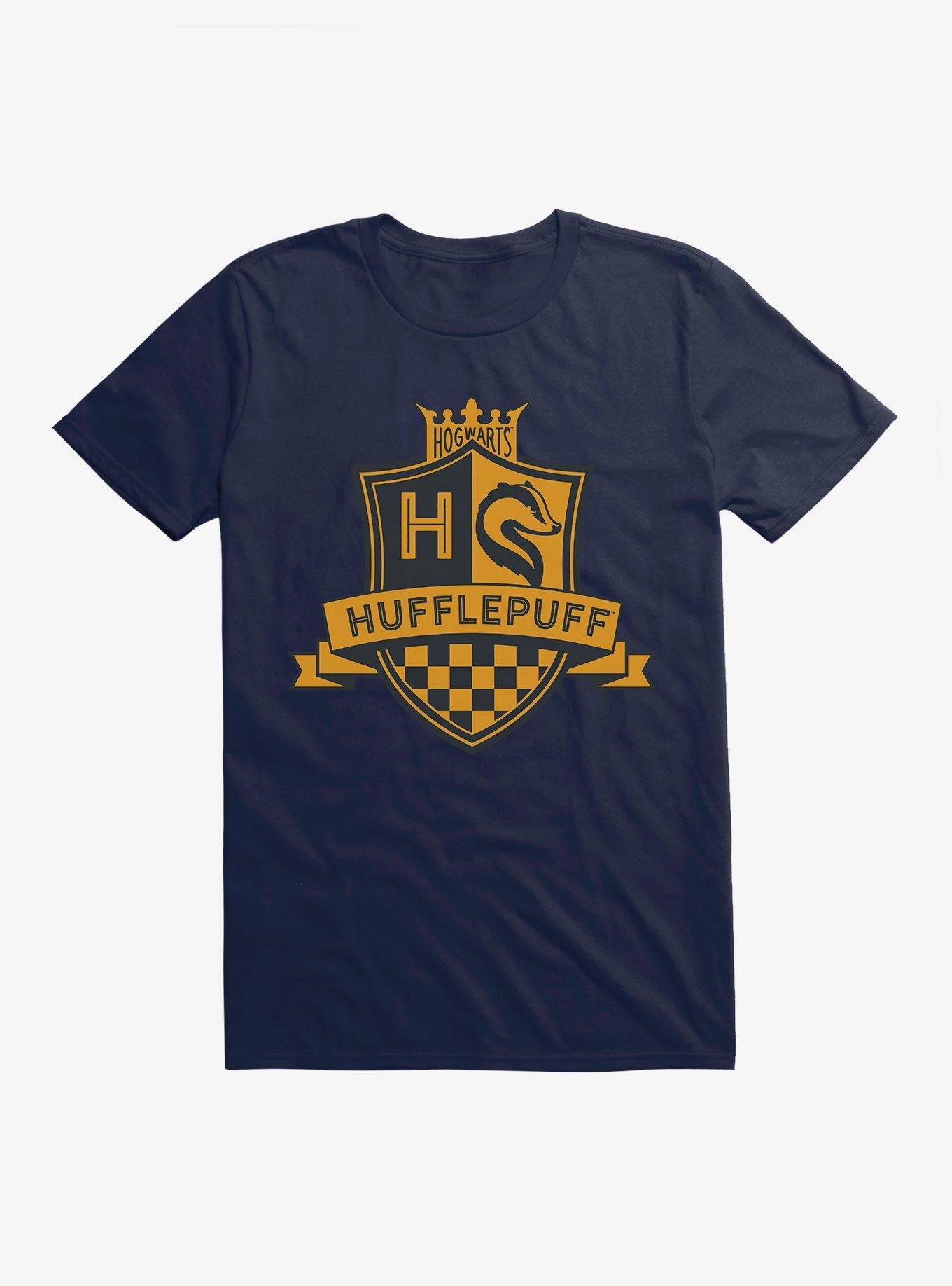 Harry Potter Hufflepuff House Crest T-Shirt, MIDNIGHT NAVY, hi-res