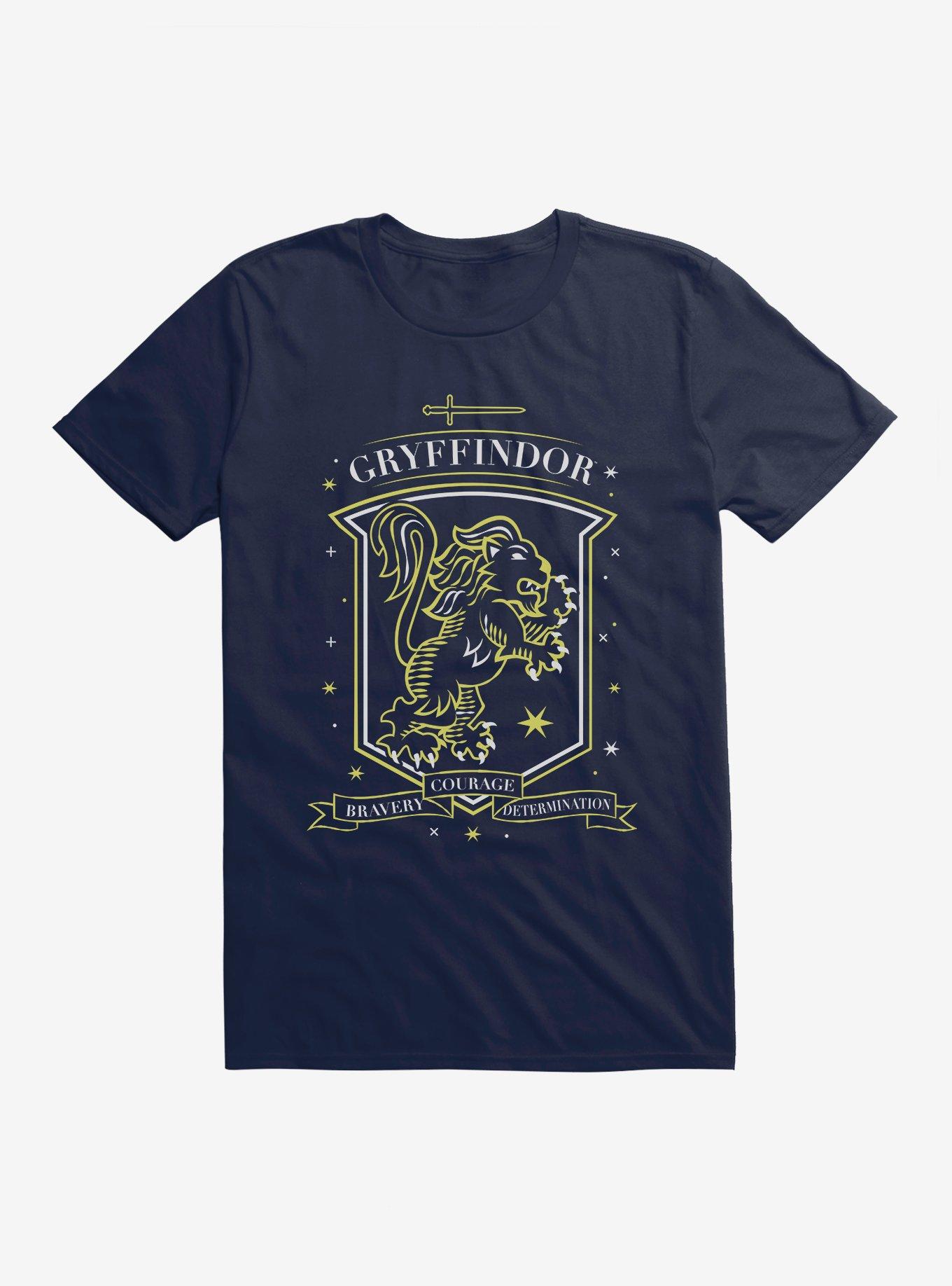 Harry Potter Gryffindor Sketch Shield T-Shirt, MIDNIGHT NAVY, hi-res