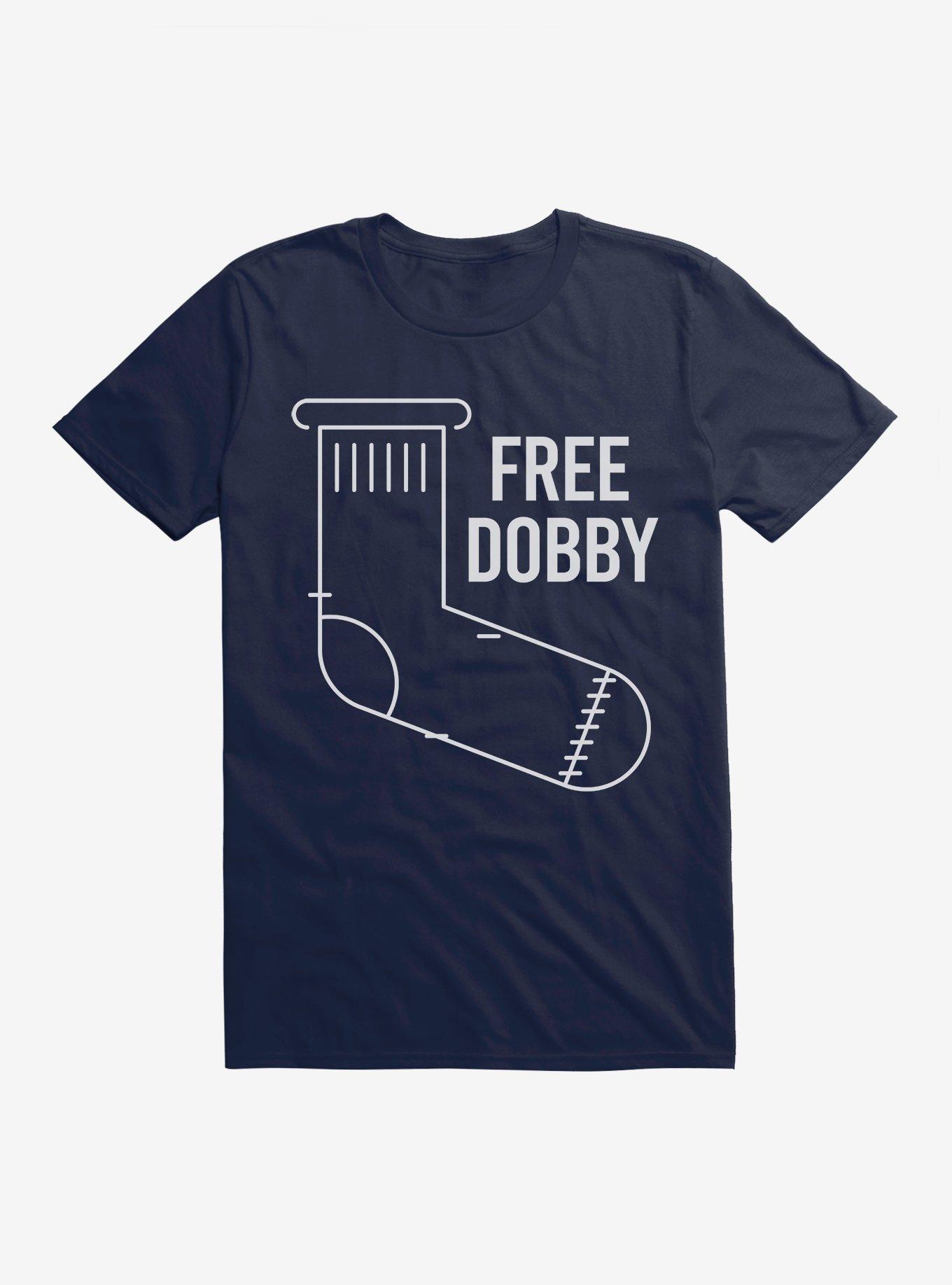 Harry Potter Free Dobby Sock T-Shirt, MIDNIGHT NAVY, hi-res