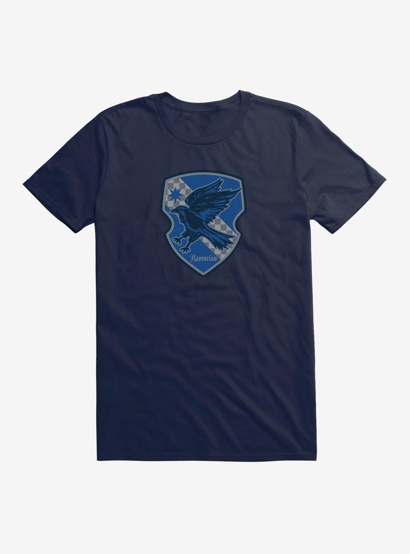 Harry Potter Ravenclaw Checkered Shield T-Shirt, MIDNIGHT NAVY, hi-res