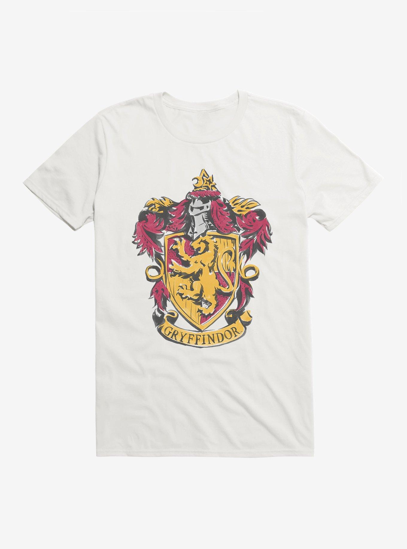 Harry Potter Gryffindor Lion Shield T-Shirt, WHITE, hi-res