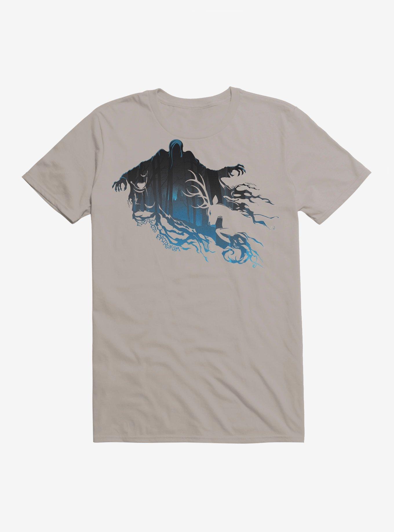 Harry Potter Patronus Vs. Dementor T-Shirt, LIGHT GREY, hi-res