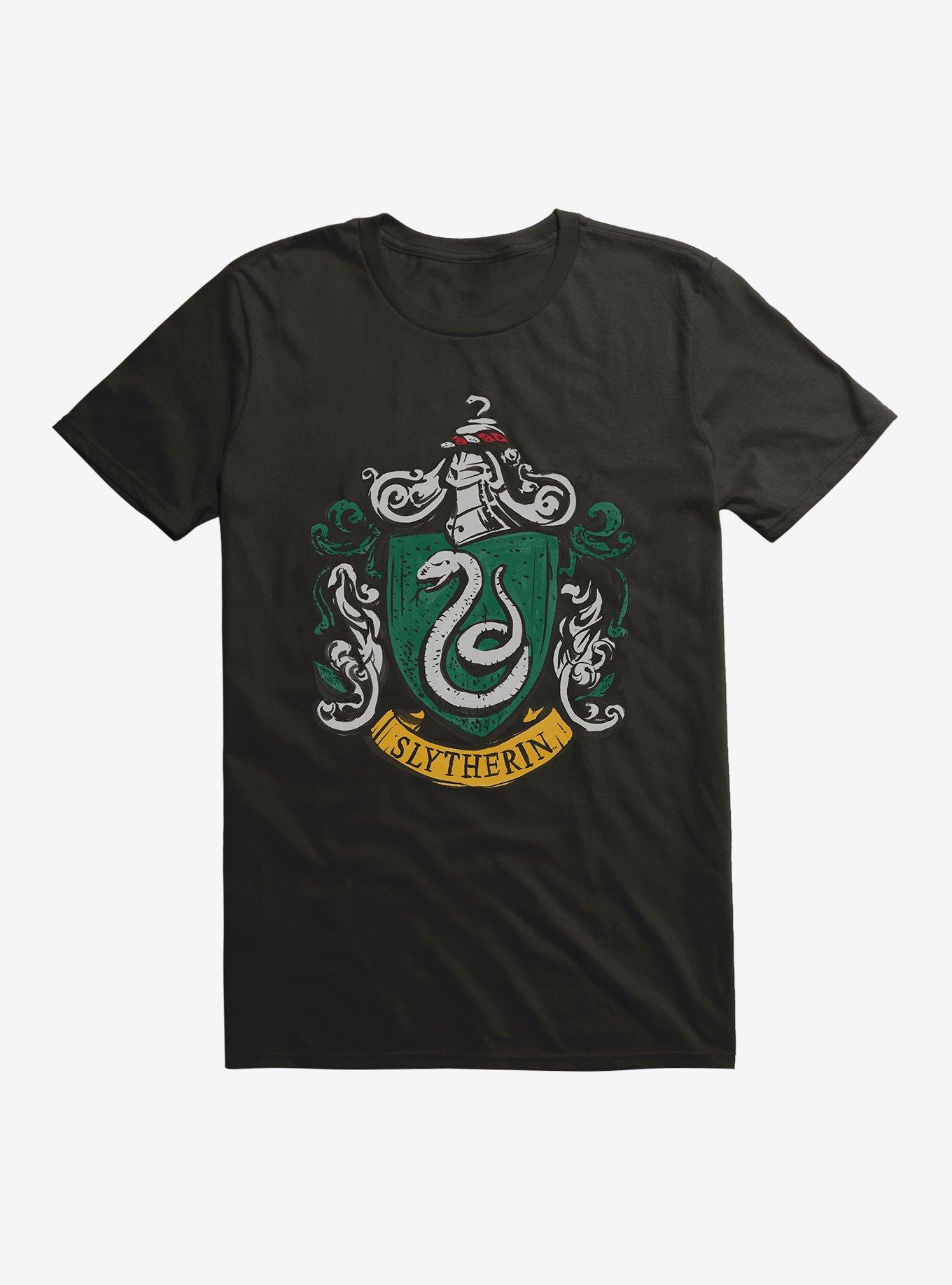 Harry Potter Slytherin Serpents Badge T-Shirt, BLACK, hi-res