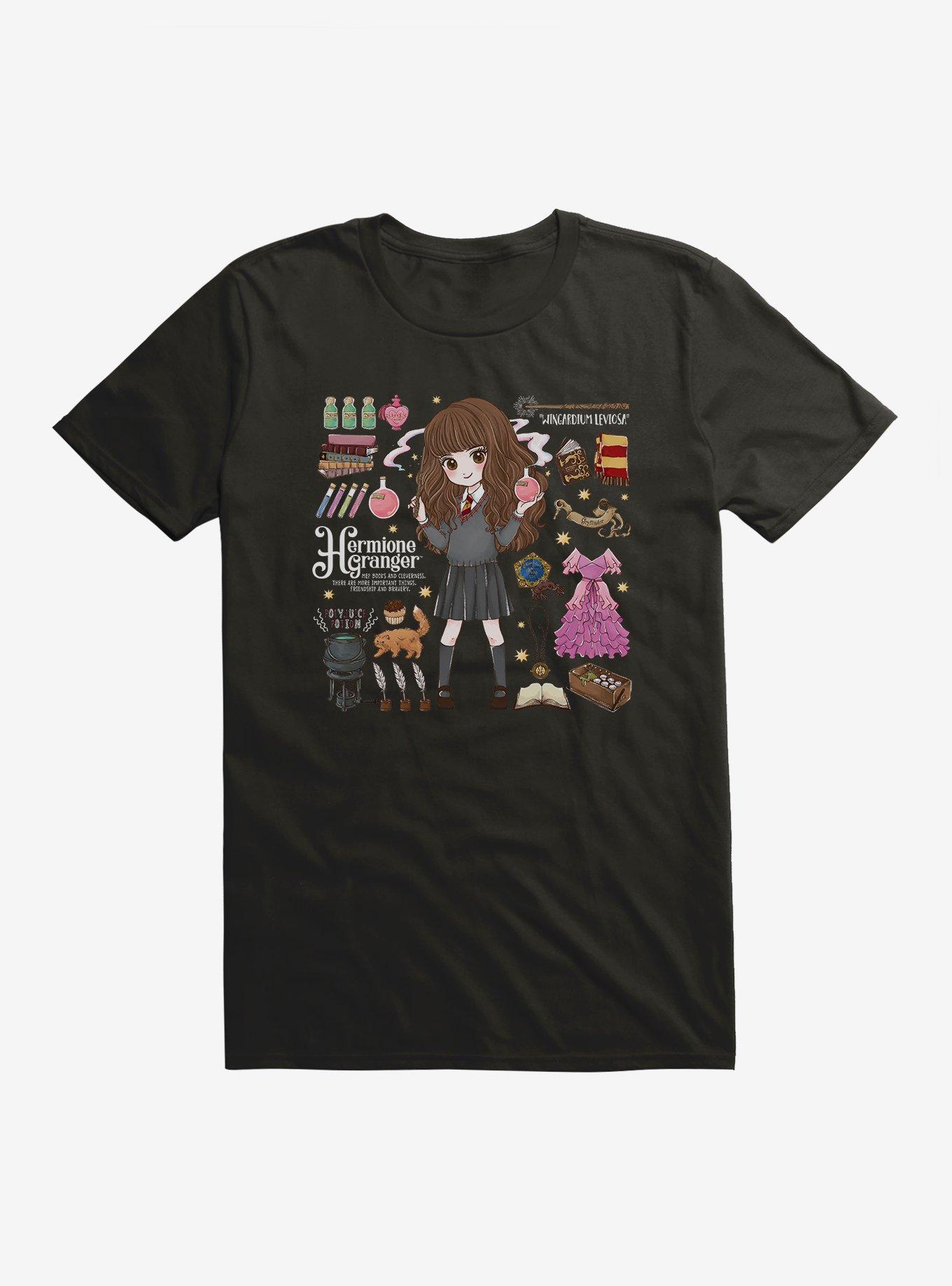 Harry Potter Hermione Potion Icons T-Shirt, BLACK, hi-res