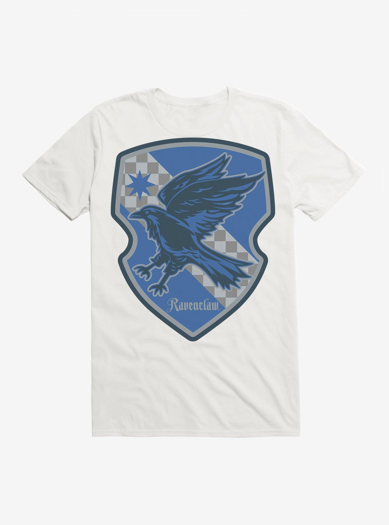 Harry Potter Ravenclaw Checkered Shield T-Shirt, WHITE, hi-res