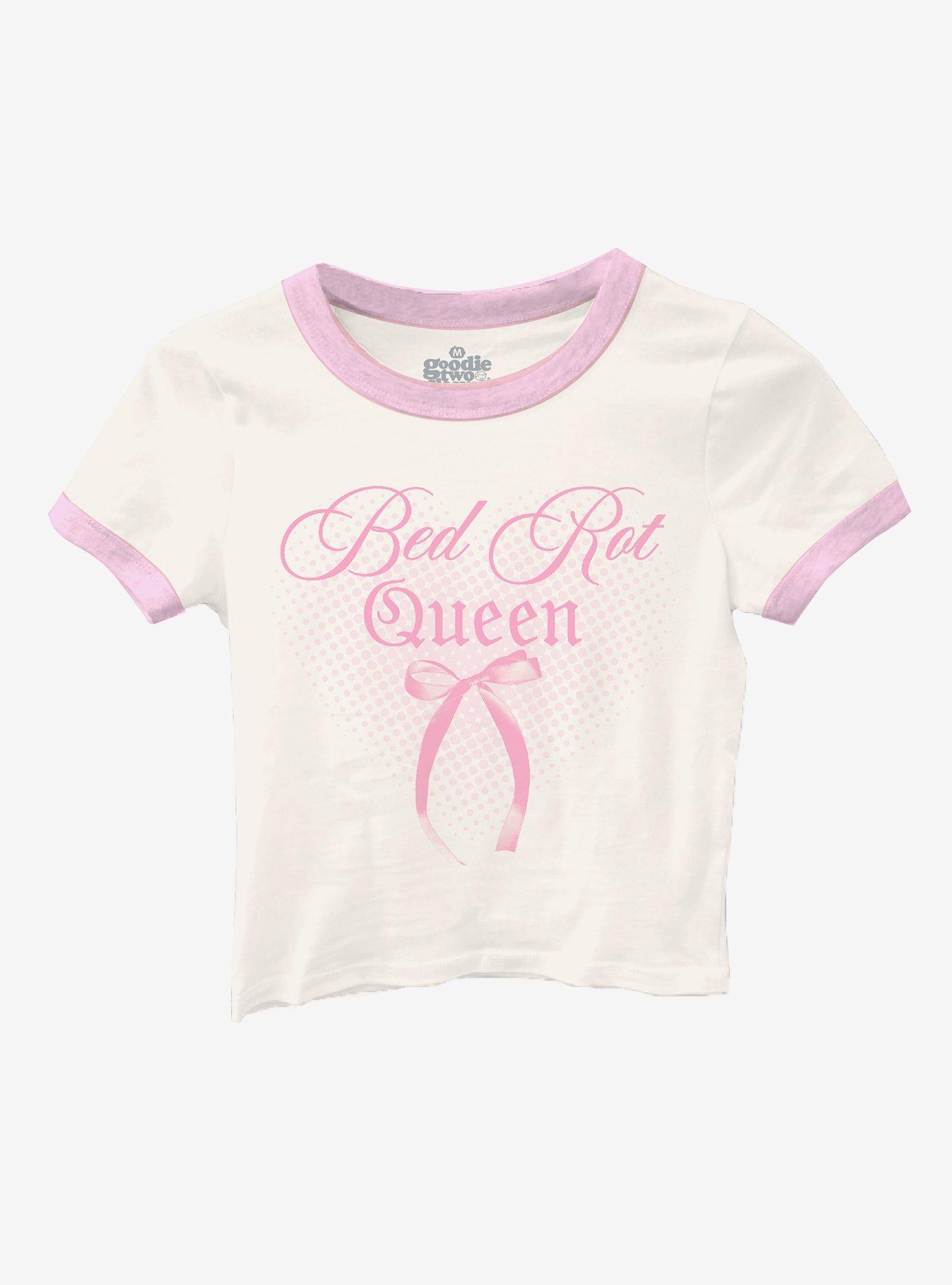 Bed Rot Queen Girls Ringer Baby T-Shirt By Goodie Two Sleeves, , hi-res