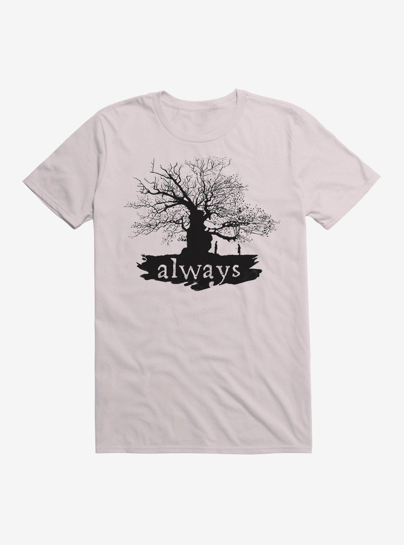 Harry Potter Always Tree Extra Soft Light Grey T-Shirt