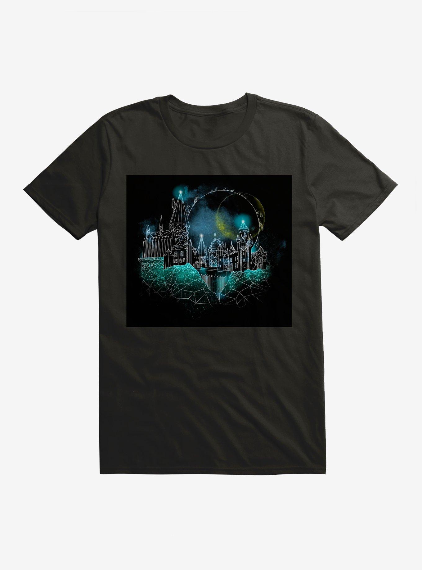 Harry Potter Hogwarts Castle Outline Extra Soft T-Shirt, , hi-res