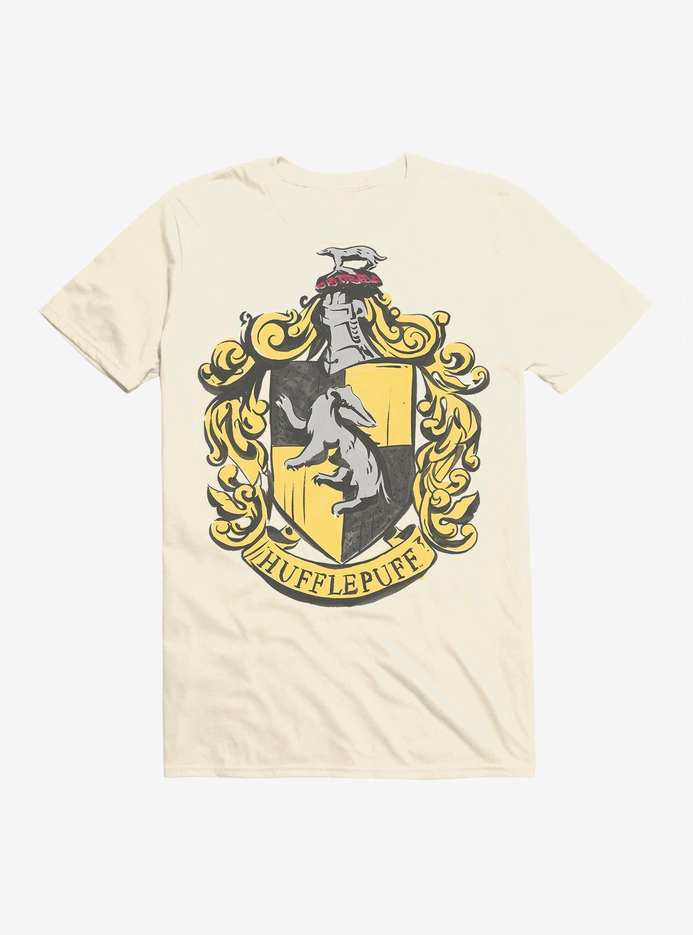 Harry Potter Badger Logo Extra Soft T-Shirt, NATURAL, hi-res