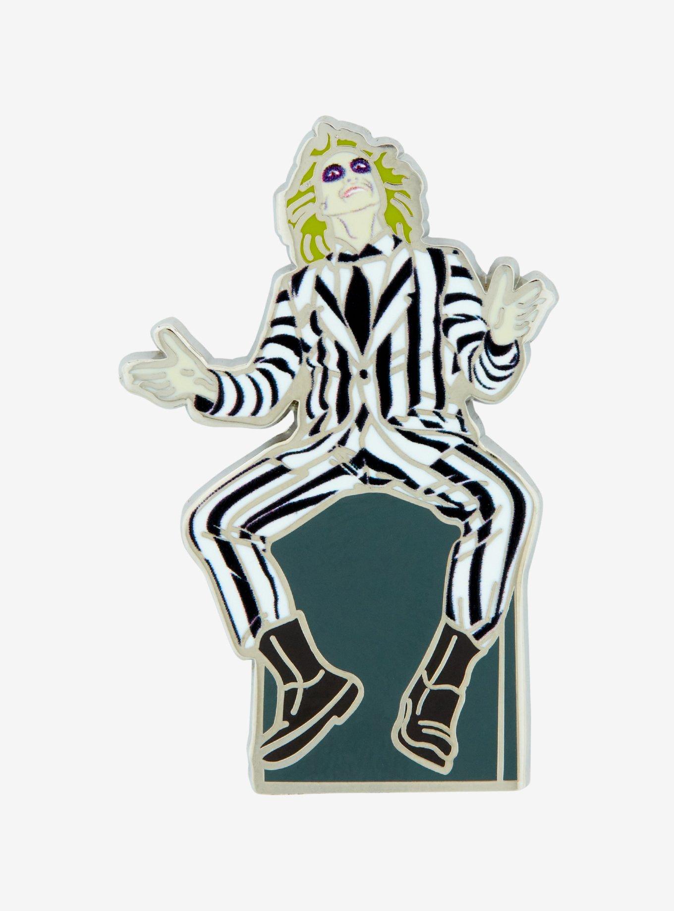 Beetlejuice Gravestone Beetlejuice Enamel Pin, , hi-res