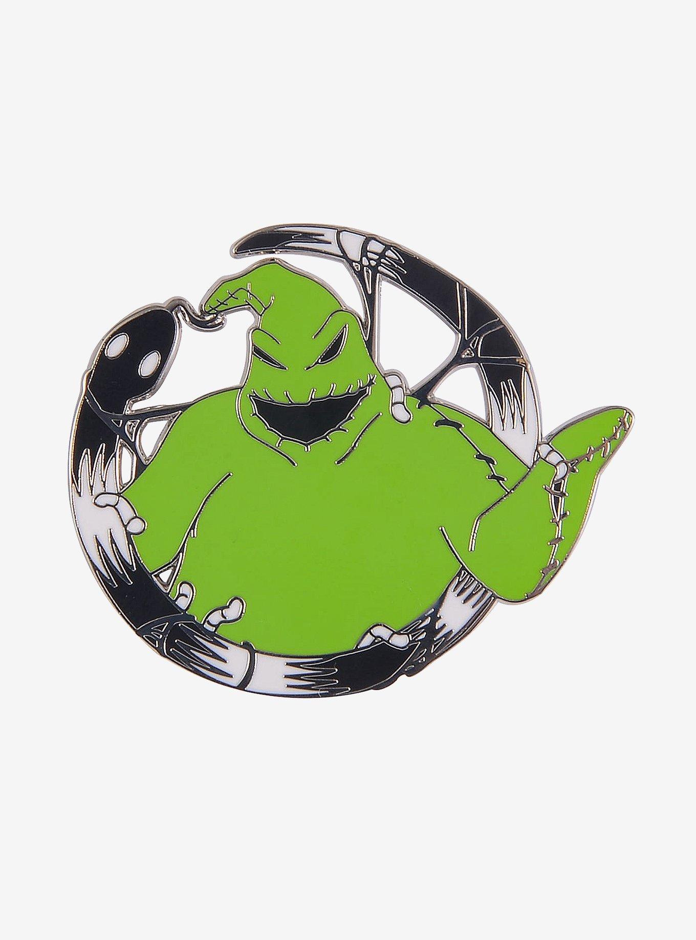 Disney The Nightmare Before Christmas Oogie Boogie Snake Enamel Pin — BoxLunch Exclusive, , hi-res