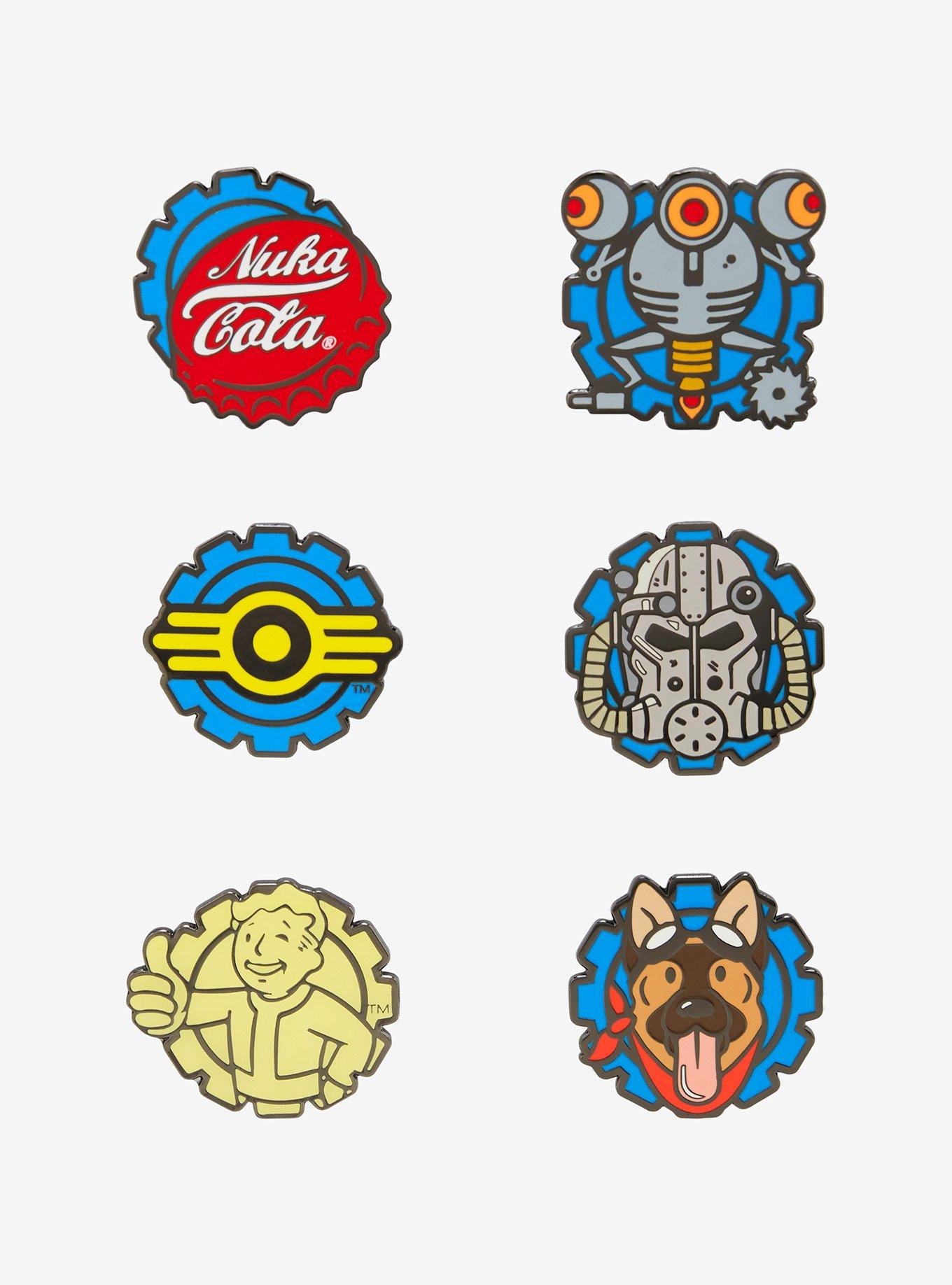 Fallout Blue Gear Assorted Blind Box Enamel Pin, , hi-res