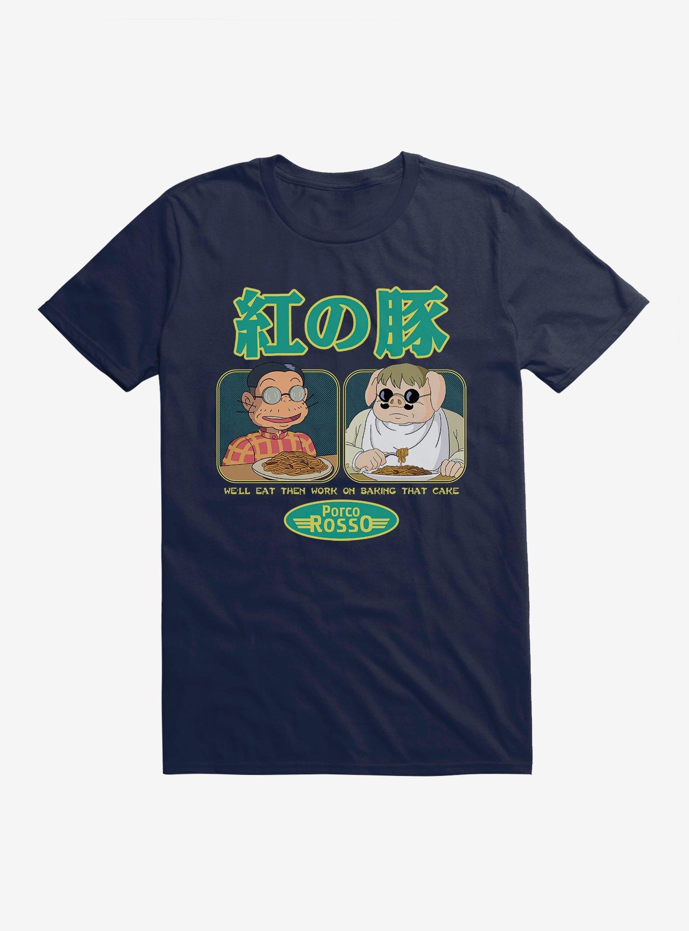 Studio Ghibli Porco Rosso Eat First T-Shirt, , hi-res