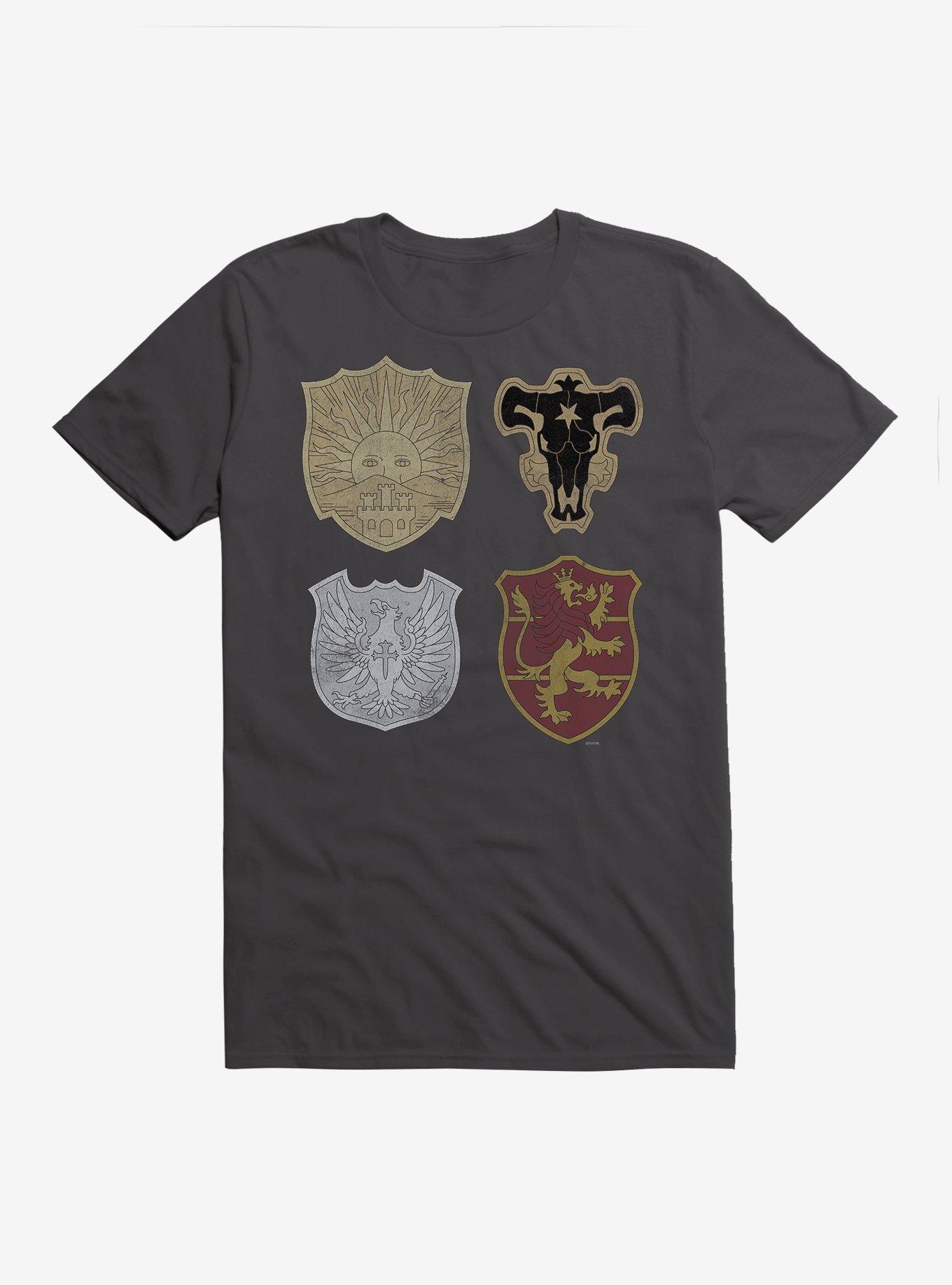 Black Clover Crests T-Shirt, , hi-res