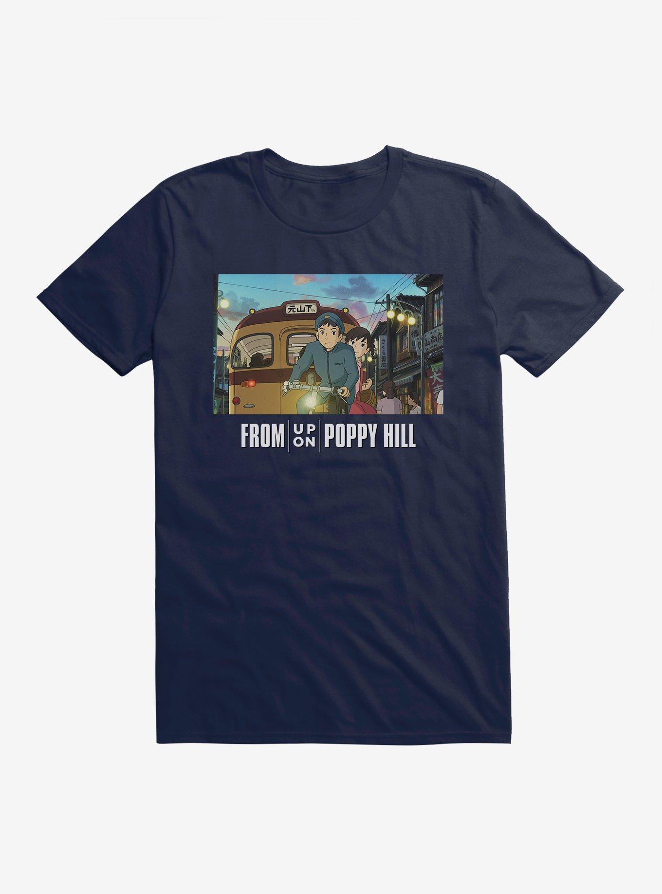 Studio Ghibli From Up On Poppy Hill T-Shirt, MIDNIGHT NAVY, hi-res