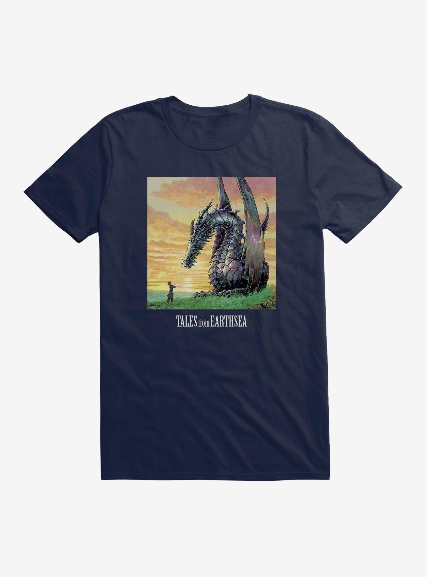 Studio Ghibli Tales From Earthsea T-Shirt, MIDNIGHT NAVY, hi-res