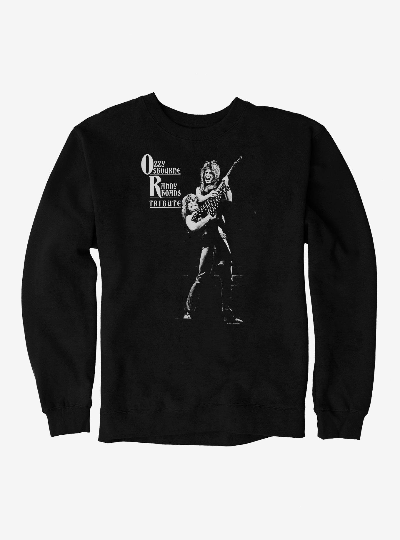 Ozzy Osbourne Randy Rhoads Tribute Sweatshirt, BLACK, hi-res