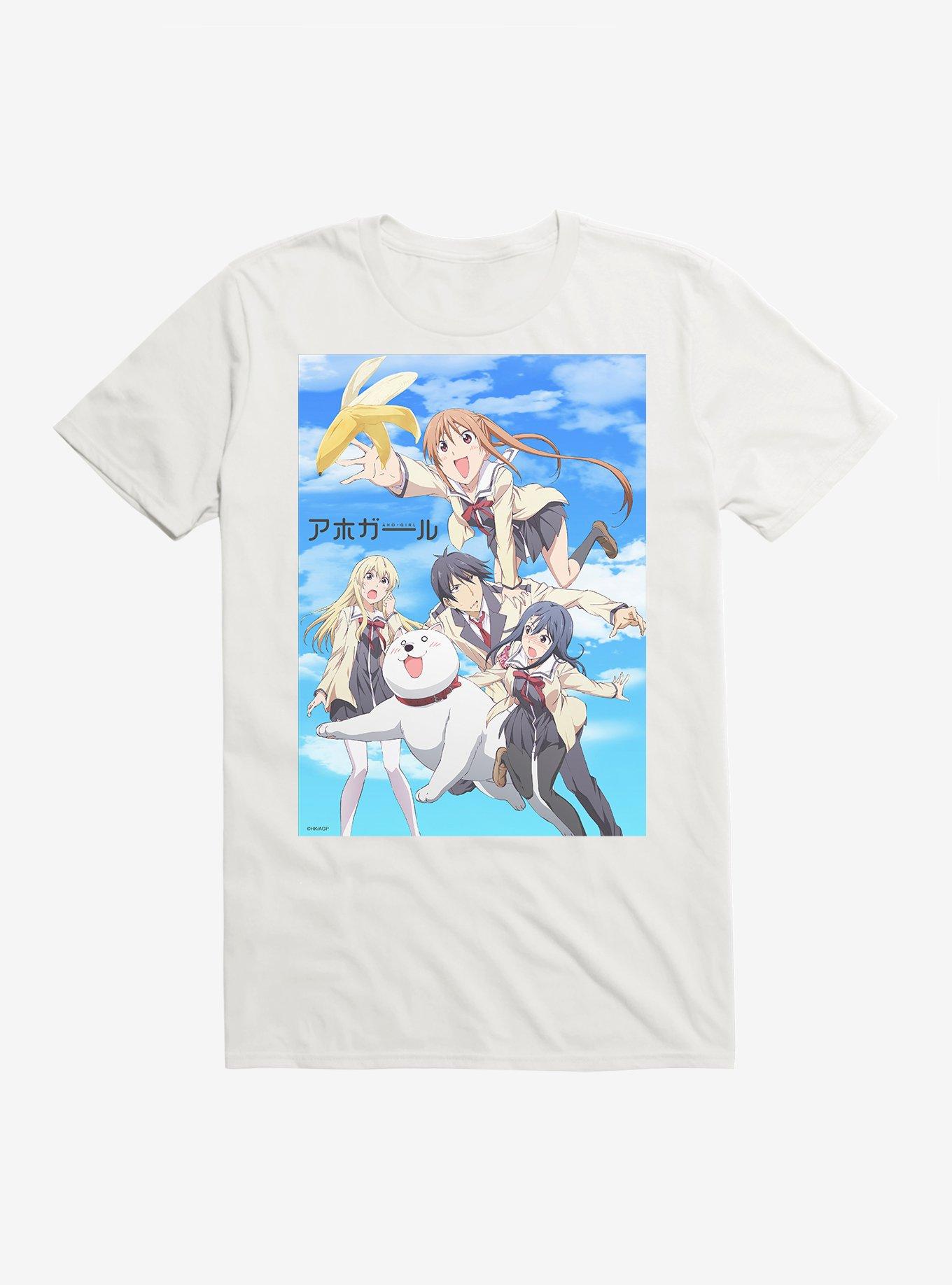 Aho Girl White T-Shirt, , hi-res