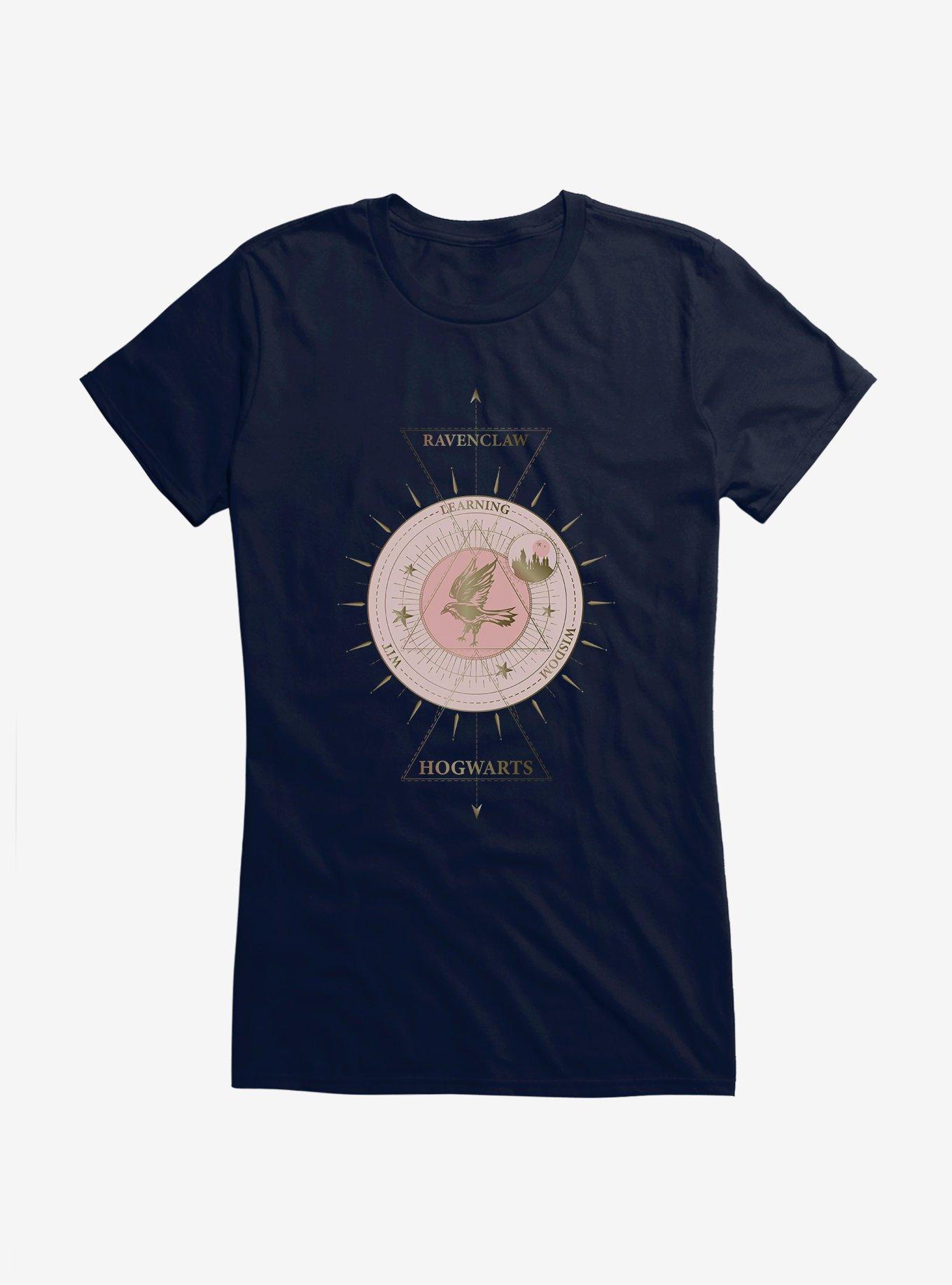 Harry Potter Ravenclaw House Christmas Constellation Girls T-Shirt, NAVY, hi-res