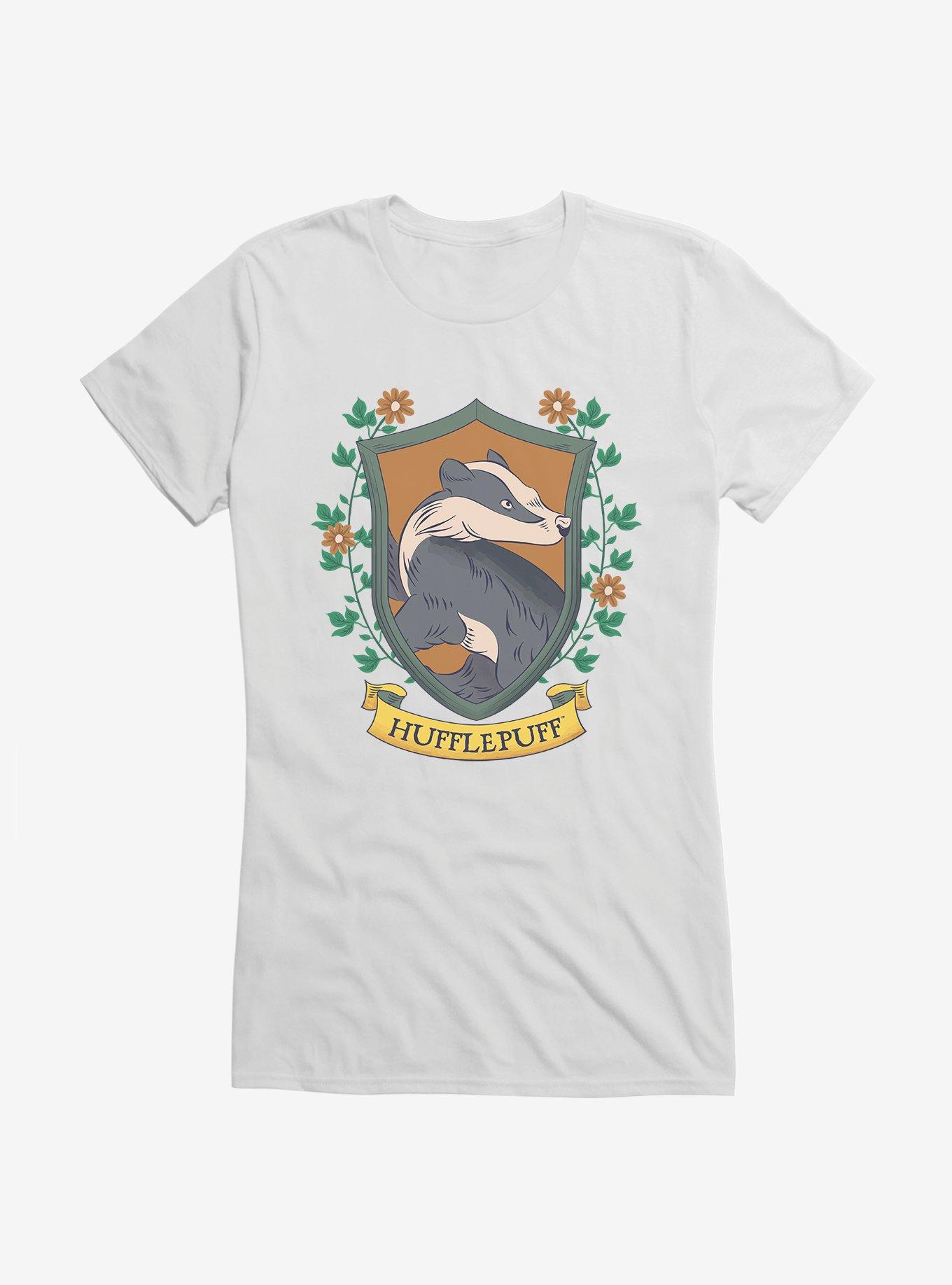 Harry Potter Hufflepuff Crest Girls T-Shirt, , hi-res