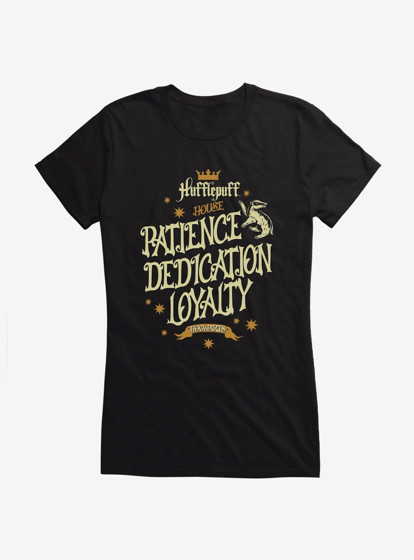 Harry Potter Hufflepuff Traits Girls T-Shirt, BLACK, hi-res