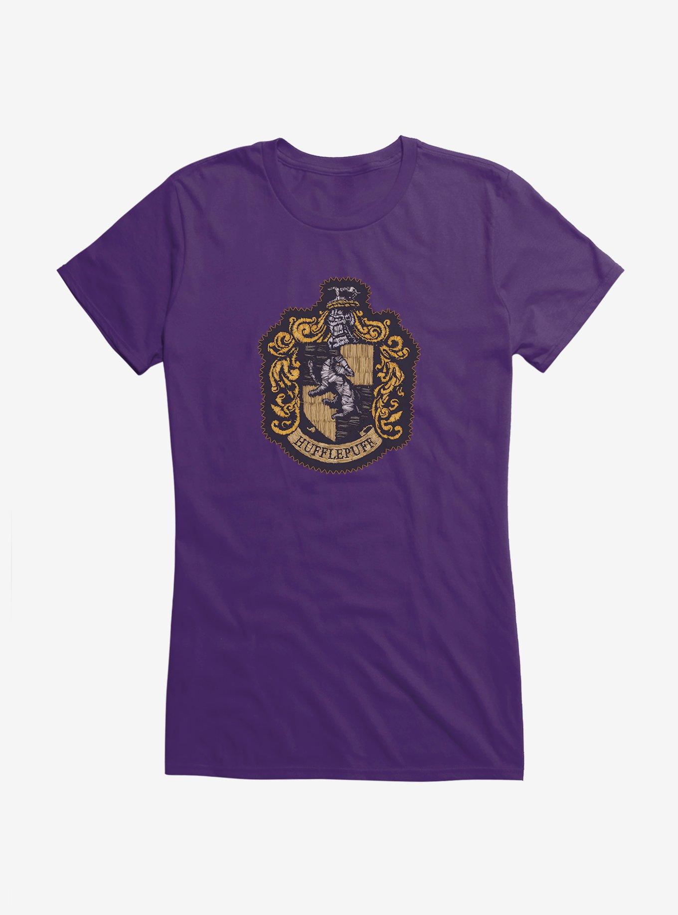 Harry Potter Hufflepuff Coat of Arms Girls T-Shirt, , hi-res