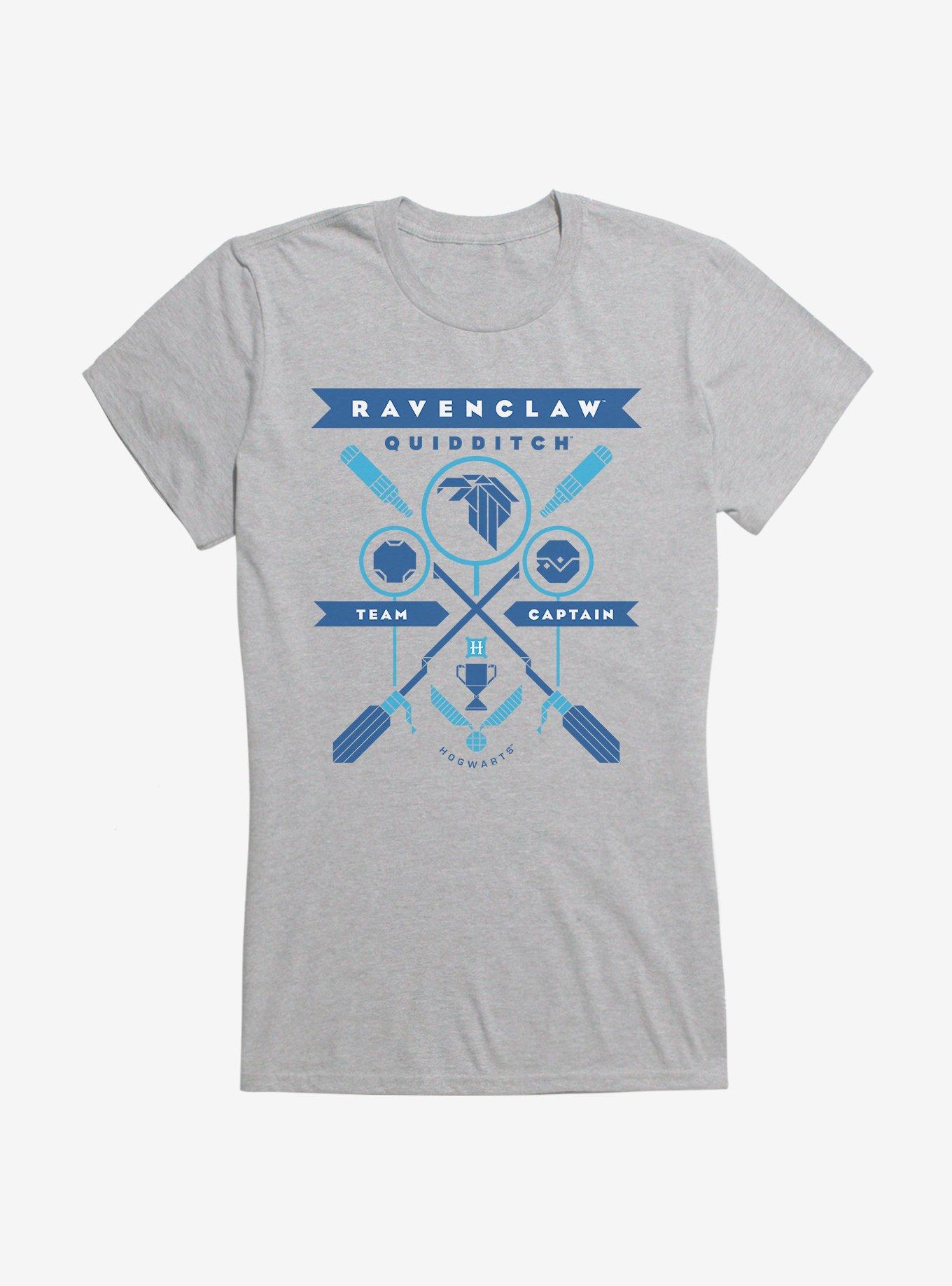 Harry Potter Ravenclaw Quidditch Team Captain Girls T-Shirt, SPORT GRAY, hi-res