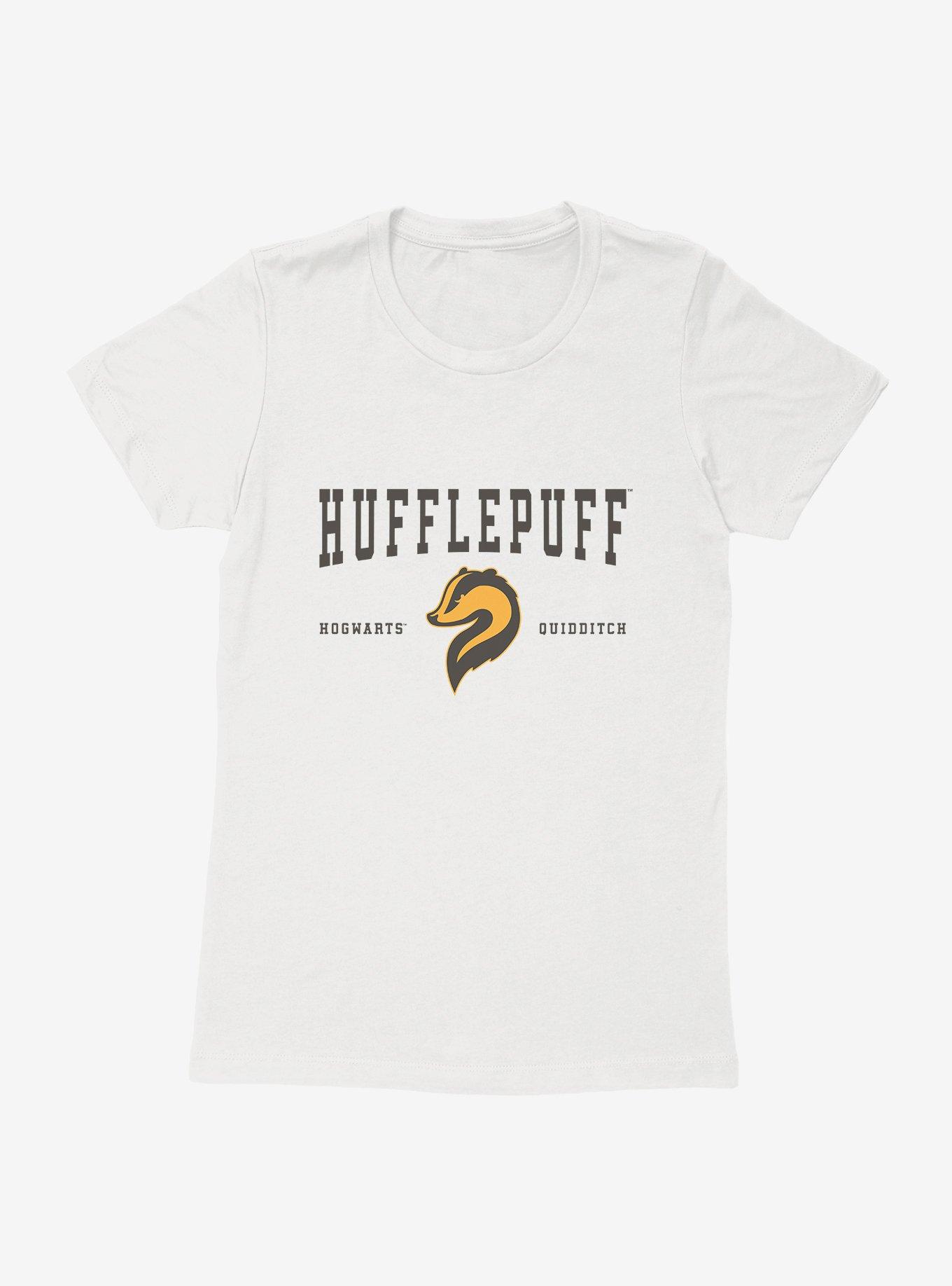 Harry Potter Hufflepuff Quidditch Symbol Womens T-Shirt, WHITE, hi-res