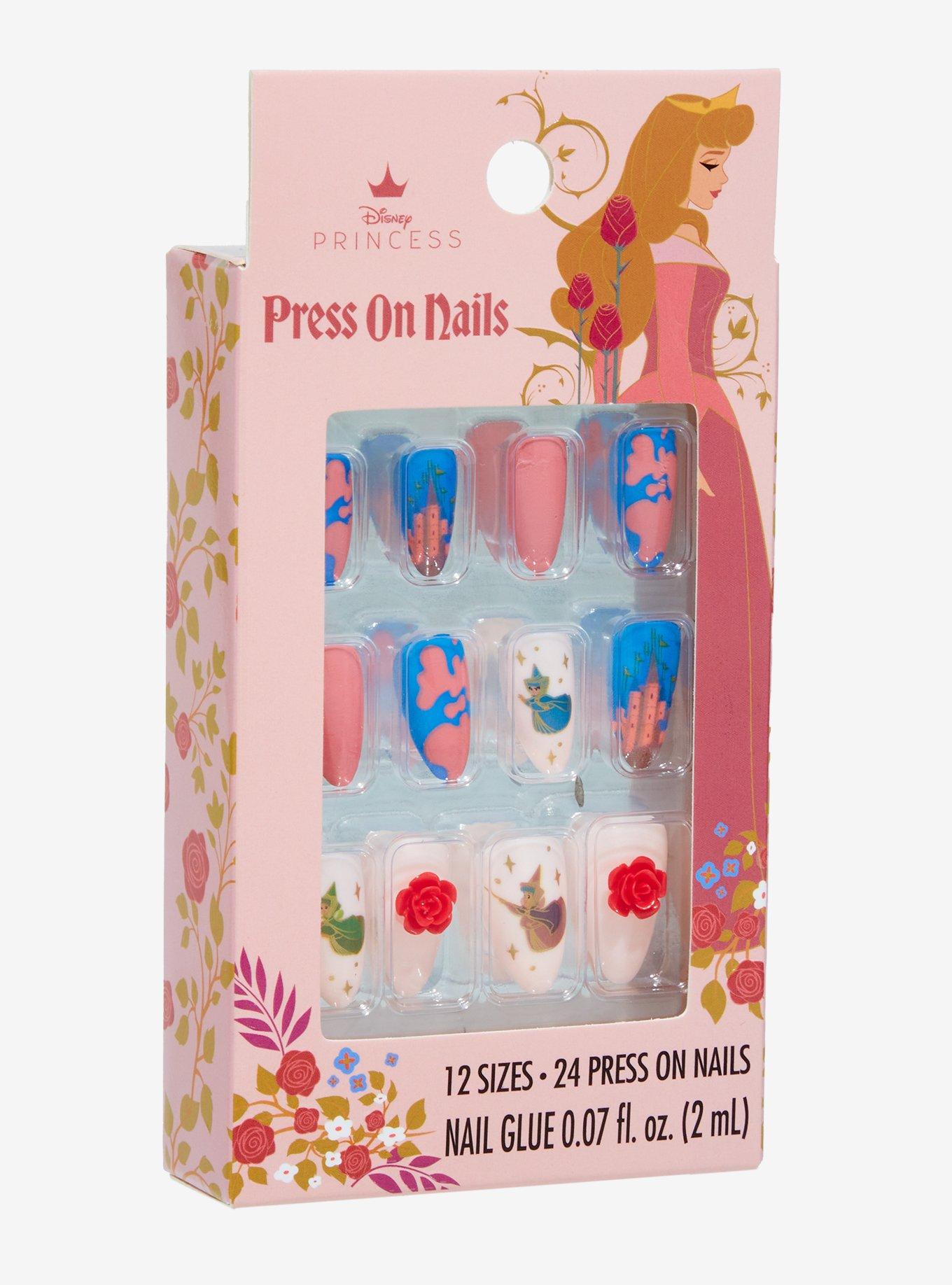 Disney Sleeping Beauty Aurora Press On Nail Set, , hi-res