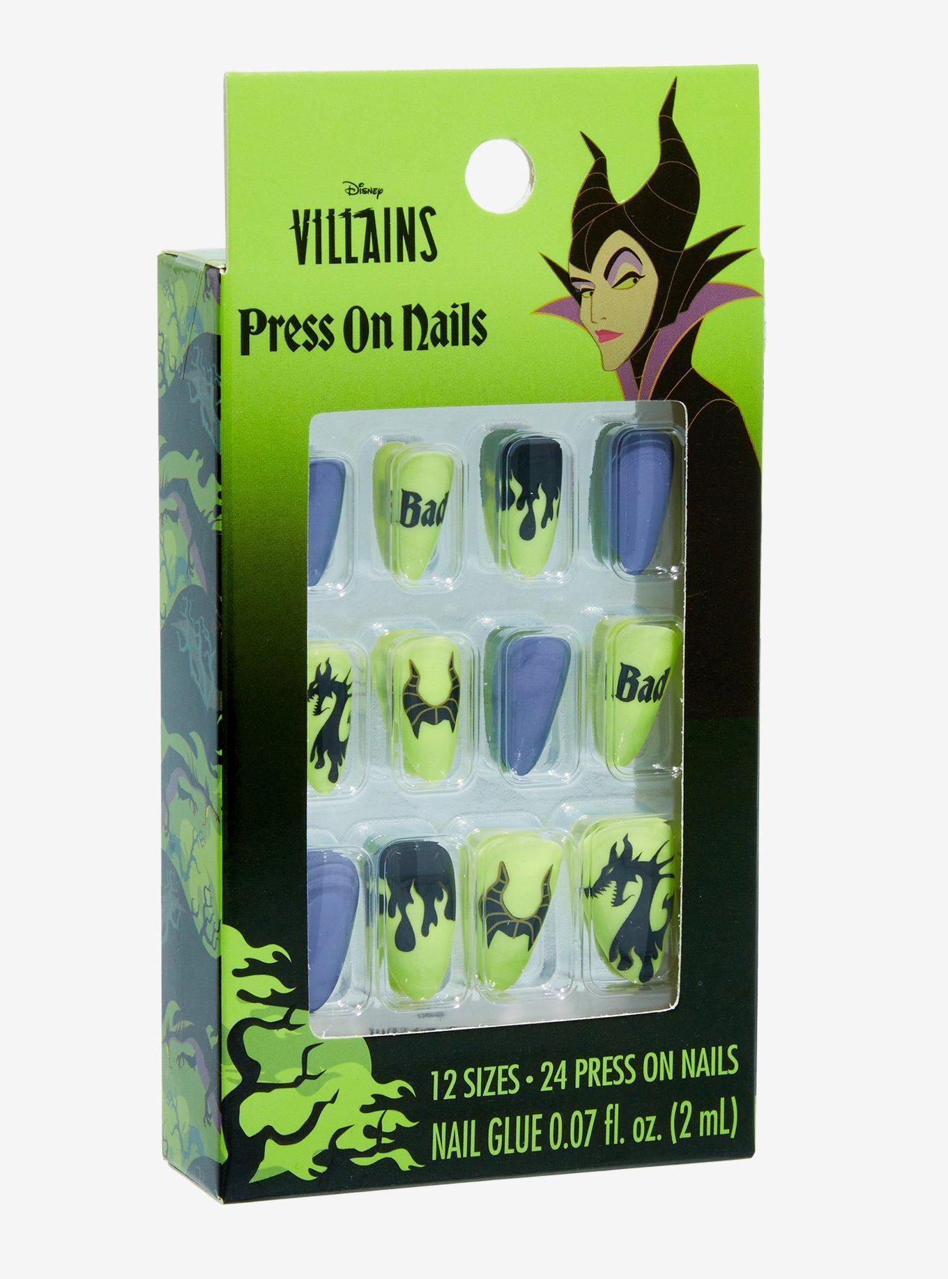 Disney Sleeping Beauty Maleficent Press On Nail Set, , hi-res