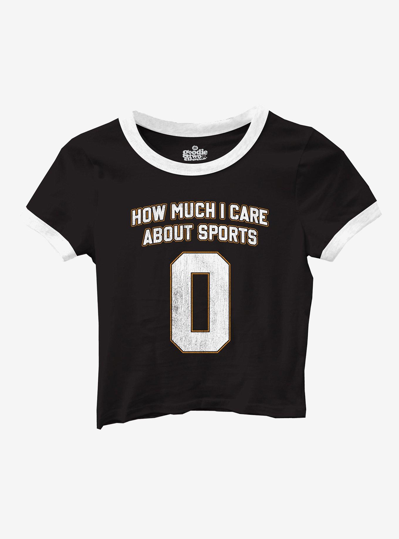 Care About Sports Girls Ringer Baby T-Shirt By Goodie Two Sleeves, , hi-res