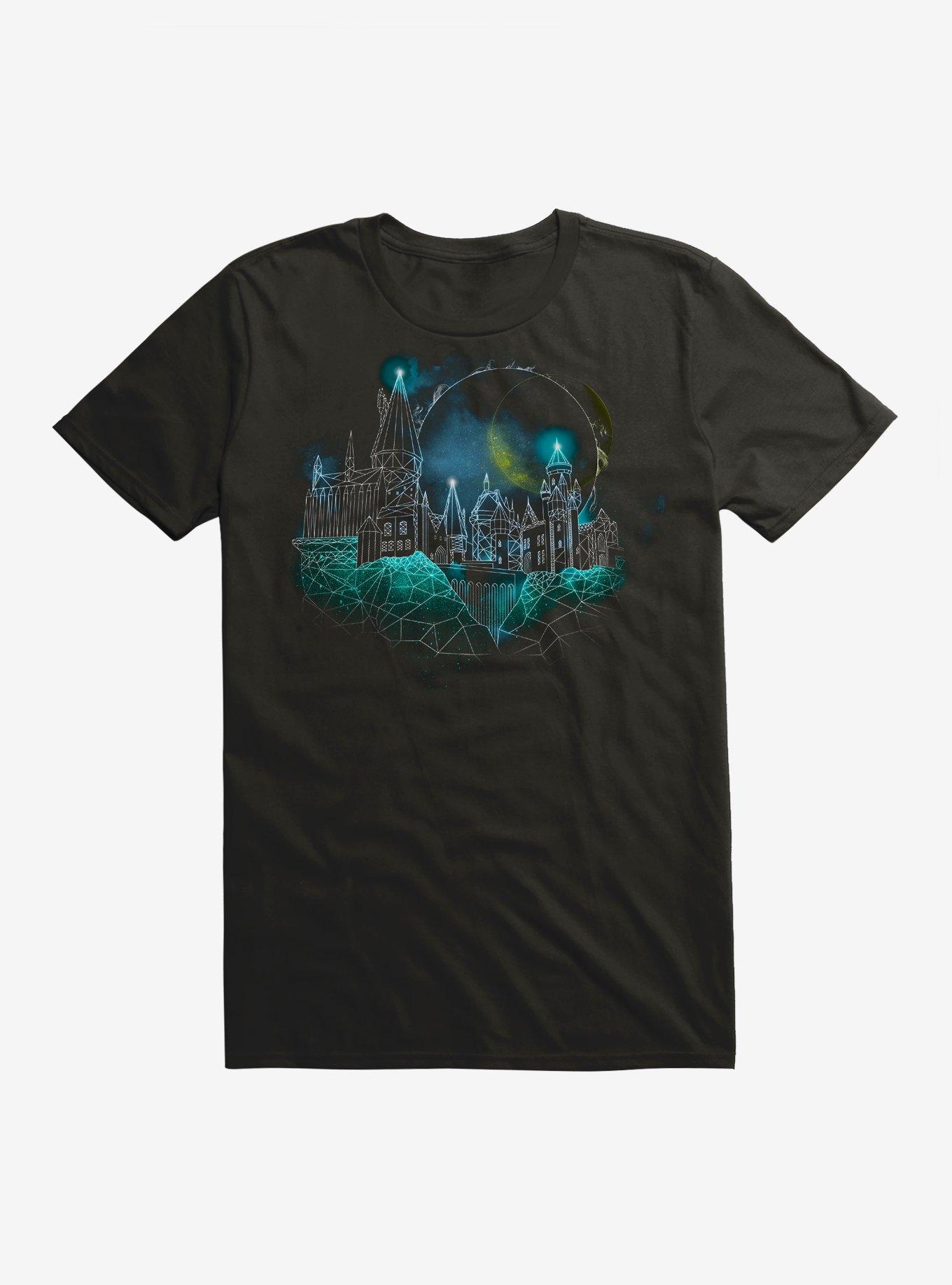 Harry Potter Hogwarts Castle Outline T-Shirt