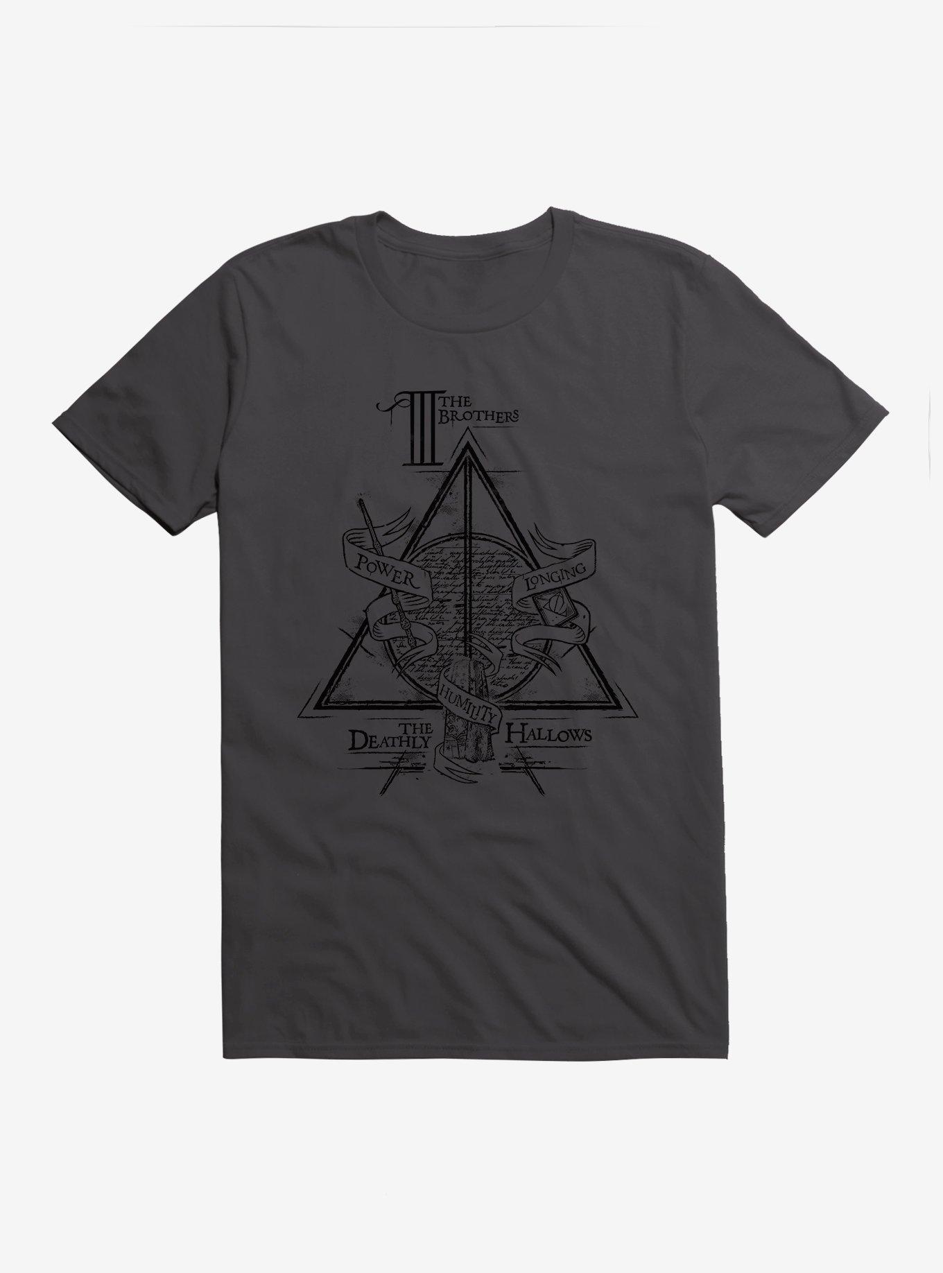 Harry Potter The Deathly Hallows T-Shirt, HEAVY METAL, hi-res