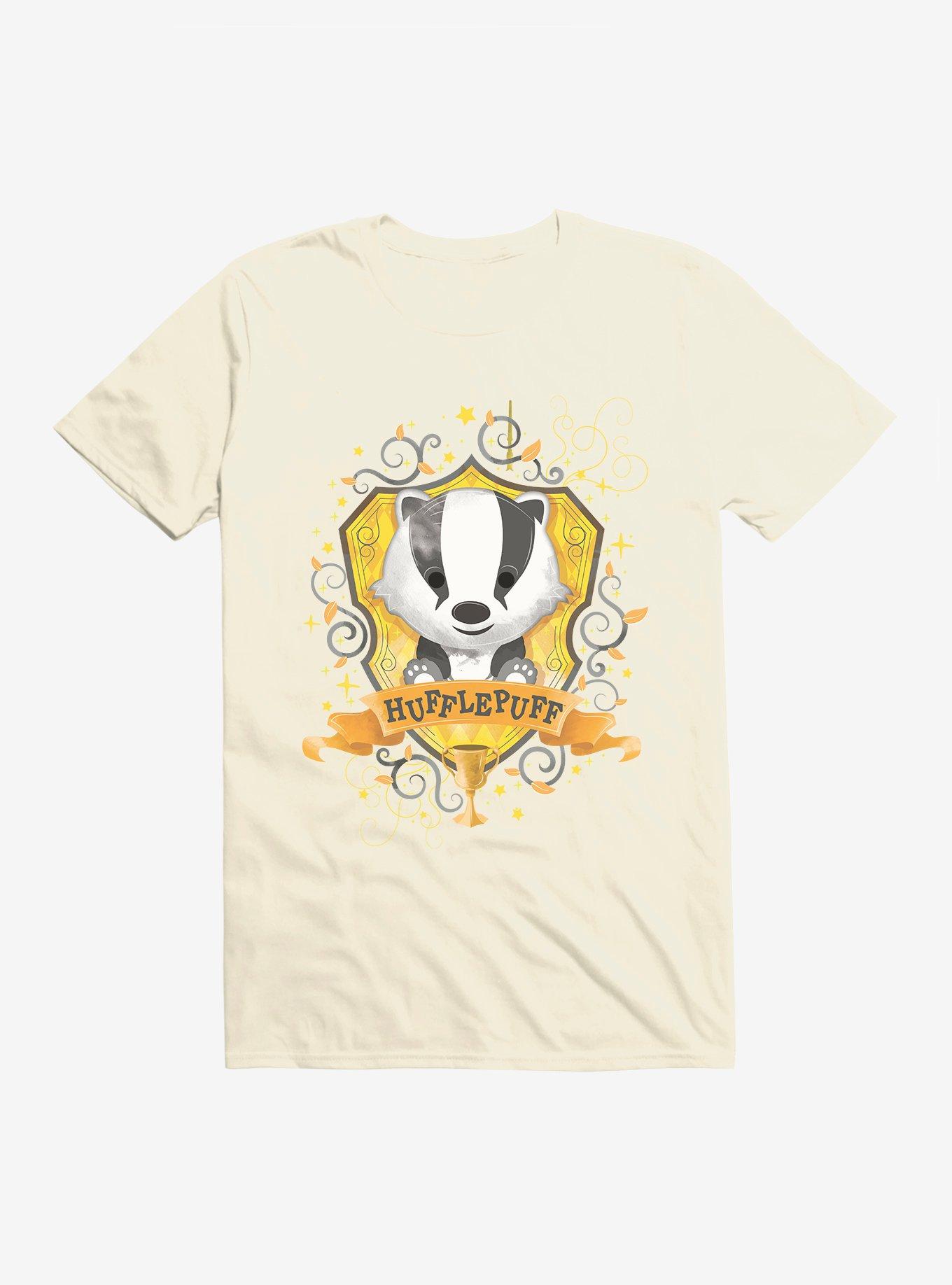 Harry Potter Hufflepuff Graphic Gold Cup T-Shirt