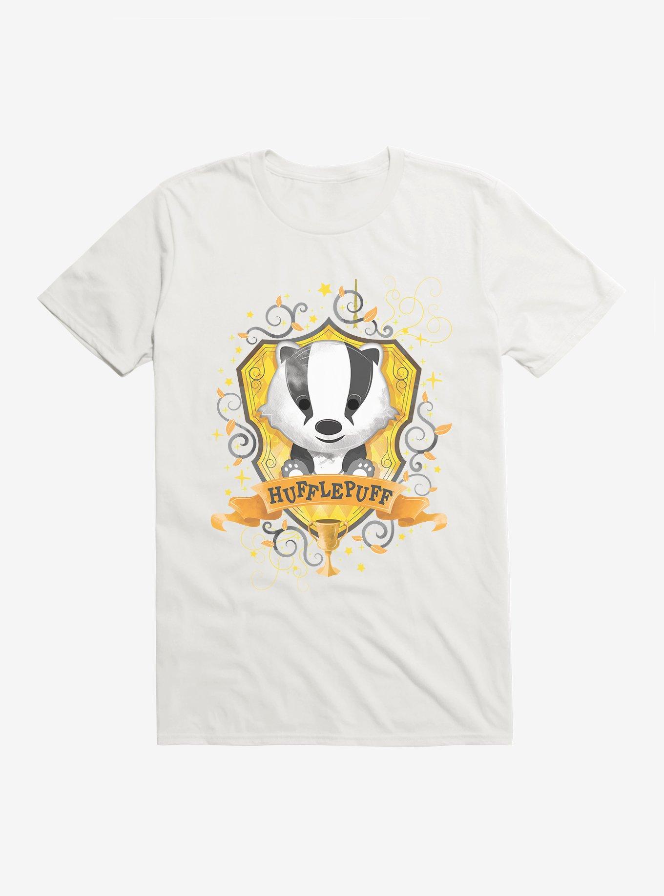 Harry Potter Hufflepuff Graphic Gold Cup T-Shirt