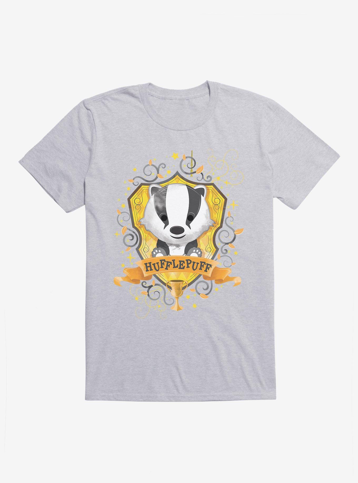 Harry Potter Hufflepuff Graphic Gold Cup T-Shirt