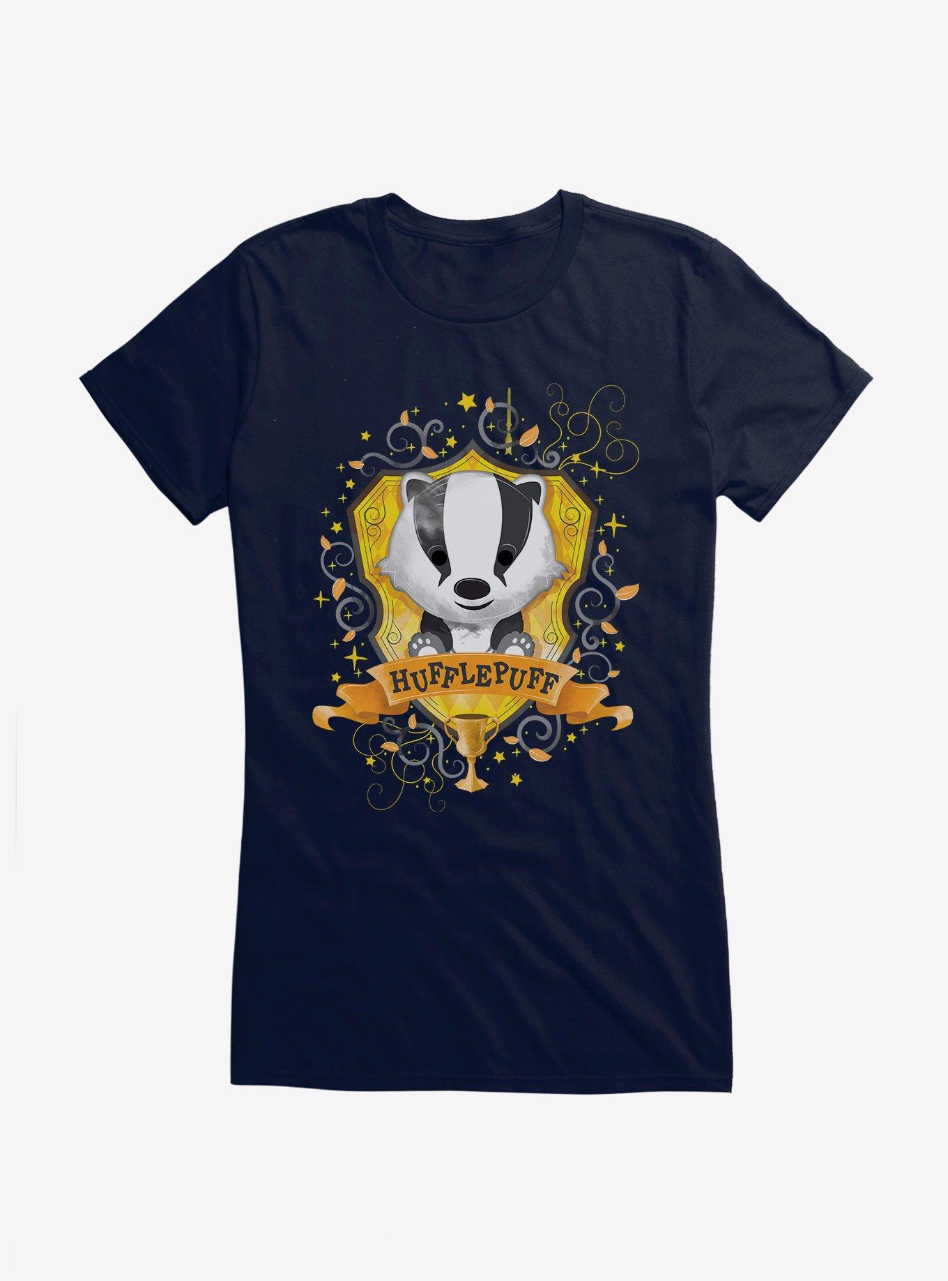 Harry Potter Hufflepuff Graphic Gold Cup Girls T-Shirt